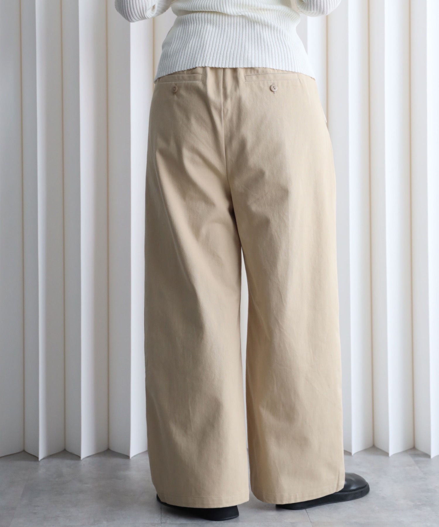 model：164cm. 着用サイズ：FREE