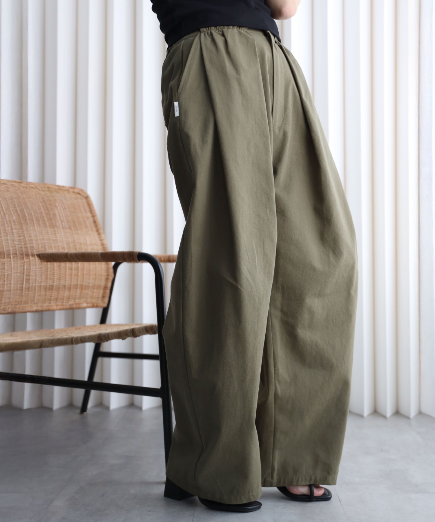 model：155cm. 着用サイズ：FREE