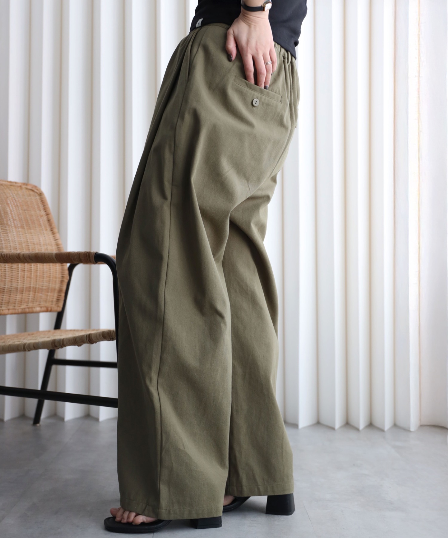 model：155cm. 着用サイズ：FREE
