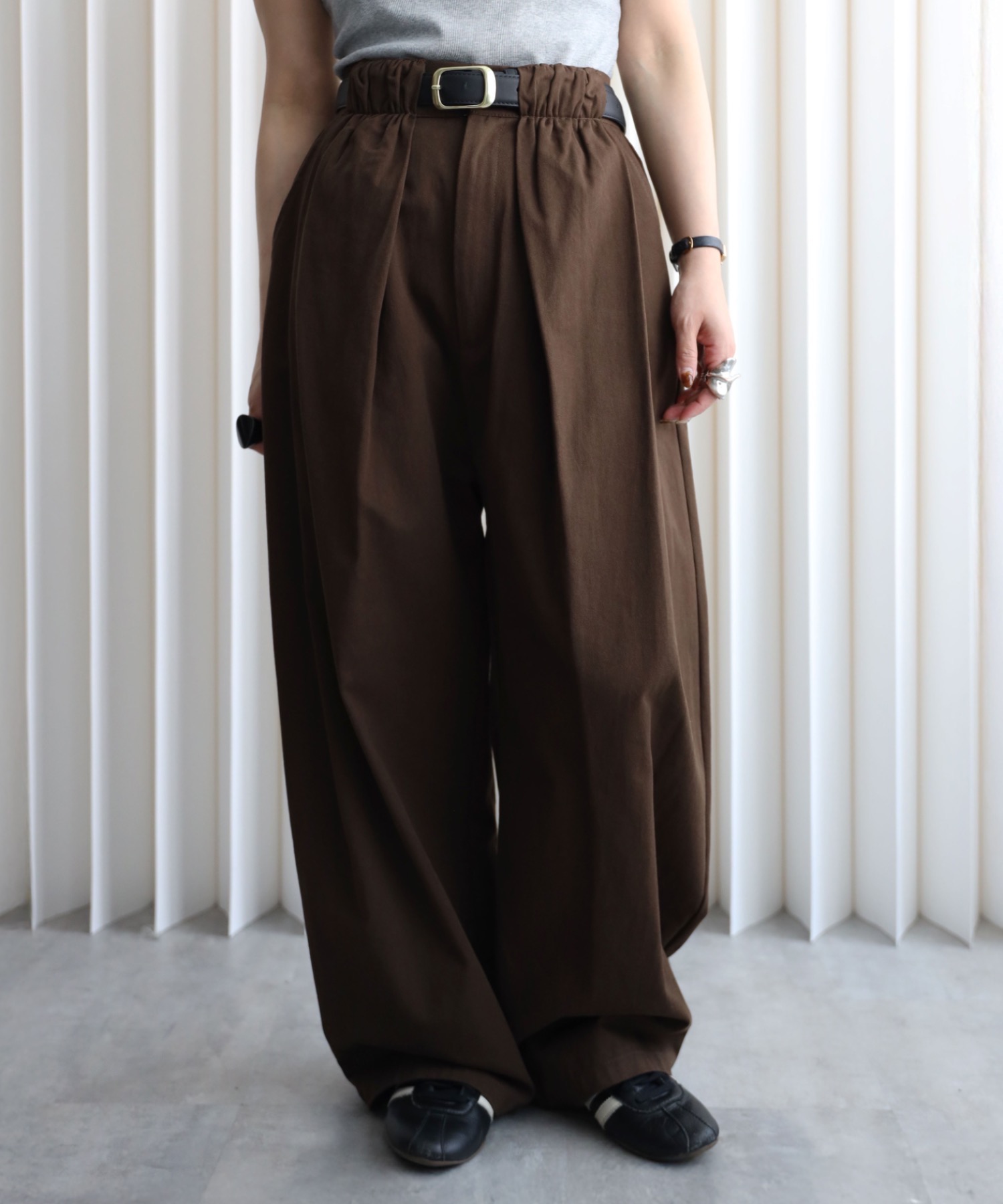model：155cm. 着用サイズ：FREE