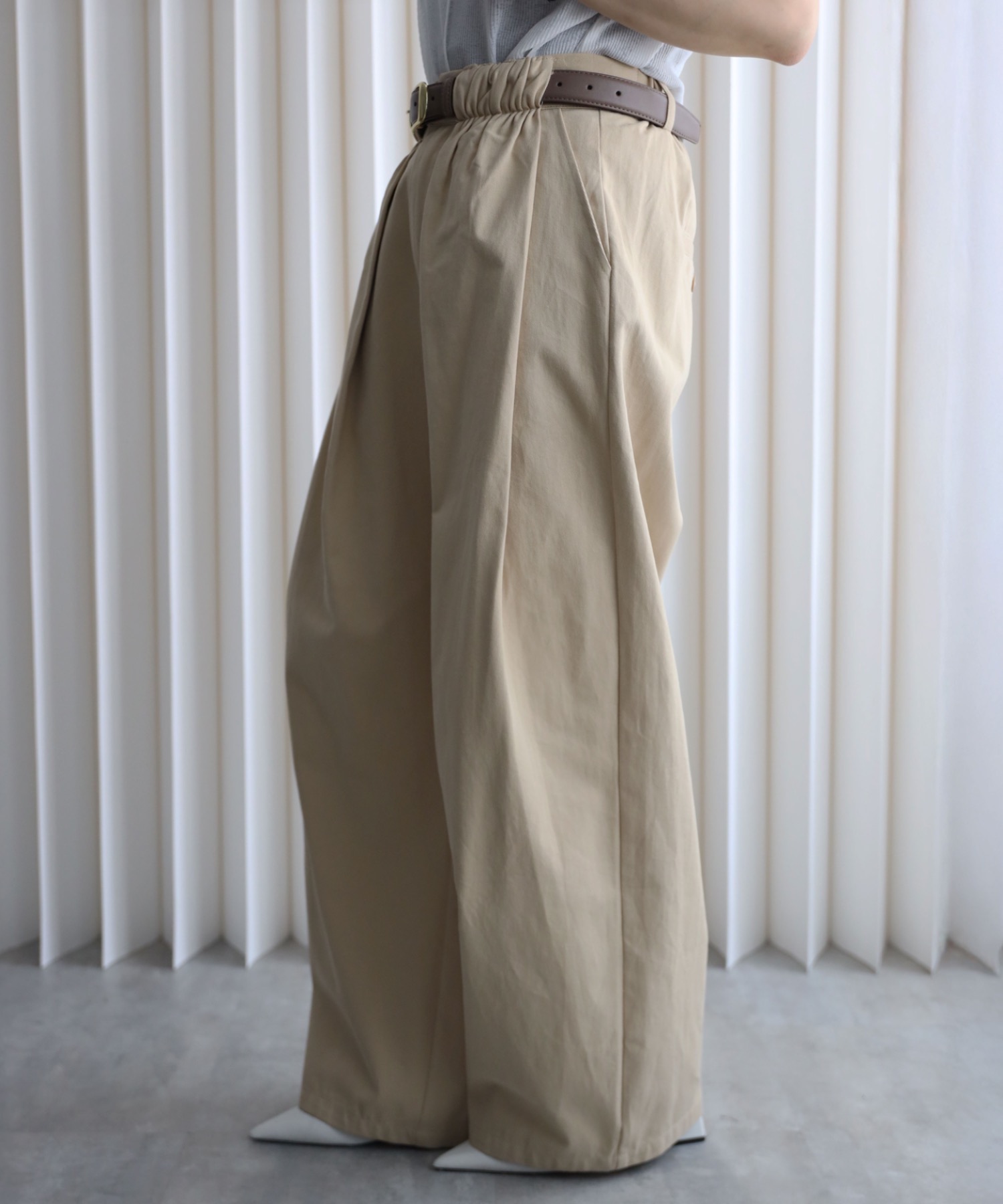 model：155cm. 着用サイズ：FREE