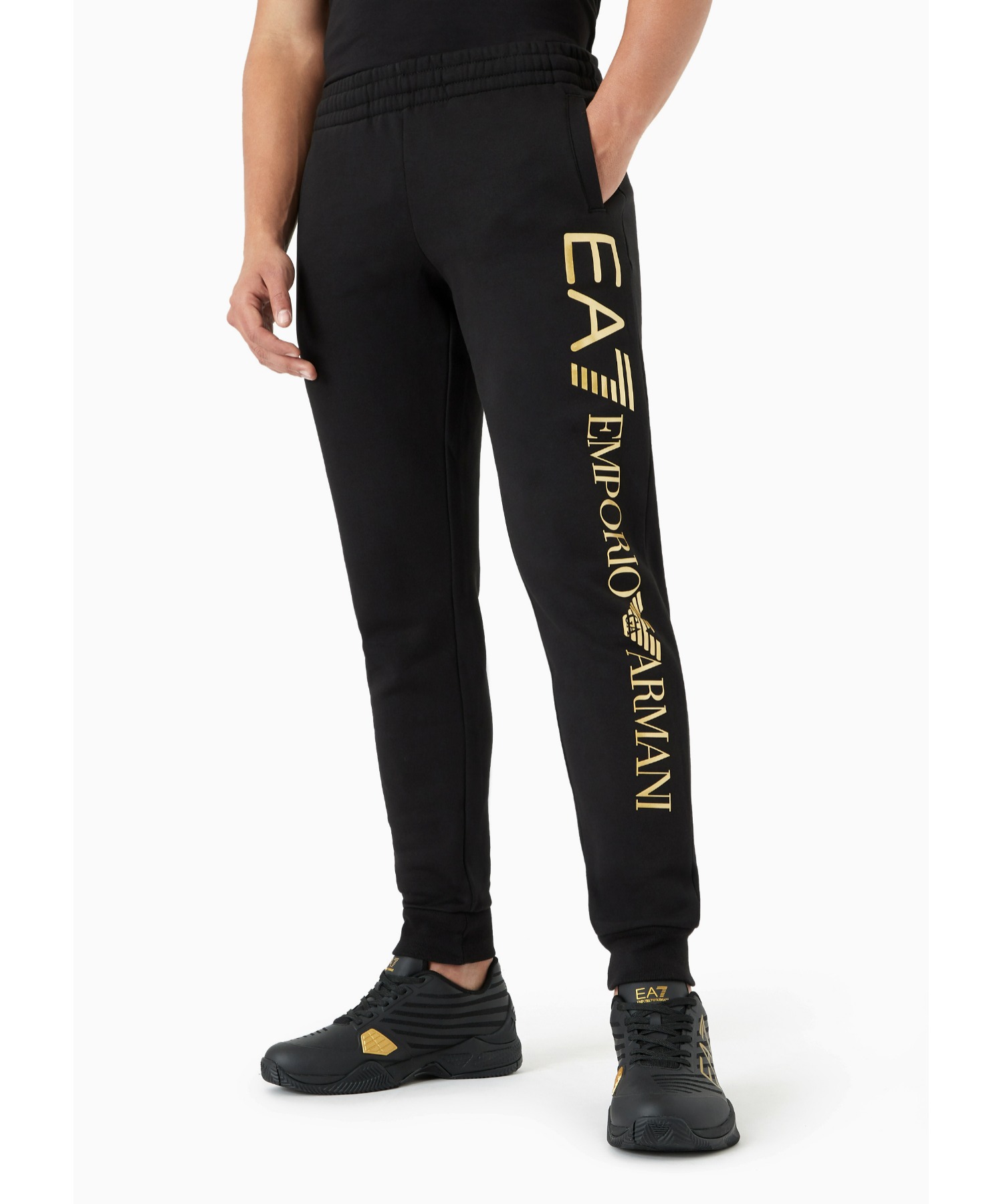 EMPORIO ARMANI EA7 ゴールドラベル ジョガーパンツ | gulatilaw.com