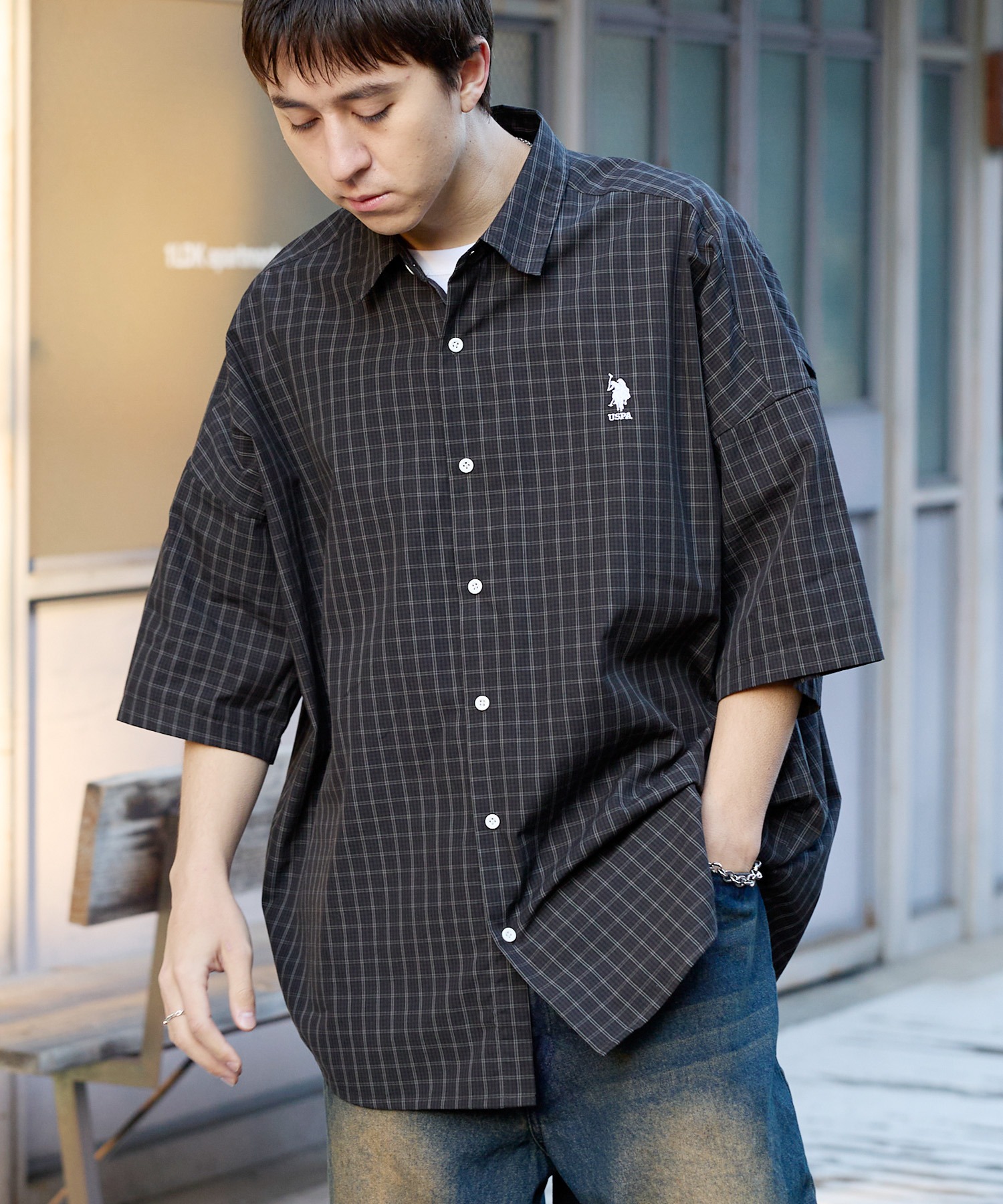 U.S. POLO ASSN. /ユーエスポロアッスン 別注 ワンポイント刺繍ロゴ