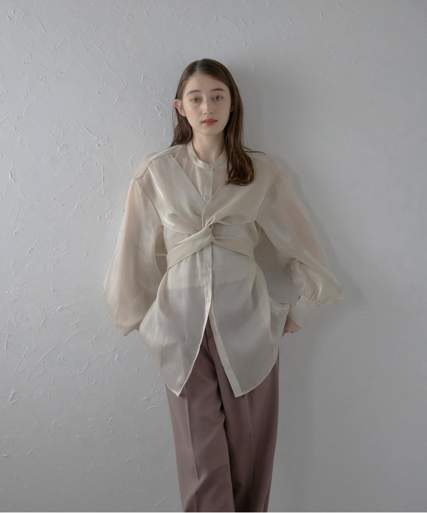 model：H164 着用サイズ：FREE