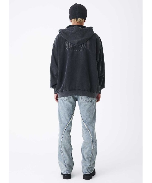 A'GEM/9 × .kom 『SUPPLIER/サプライヤー』 Vintage Wash Pierced Zip