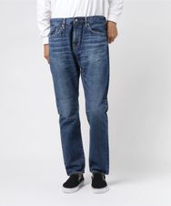 USED加工デニム スリムテーパードパンツ