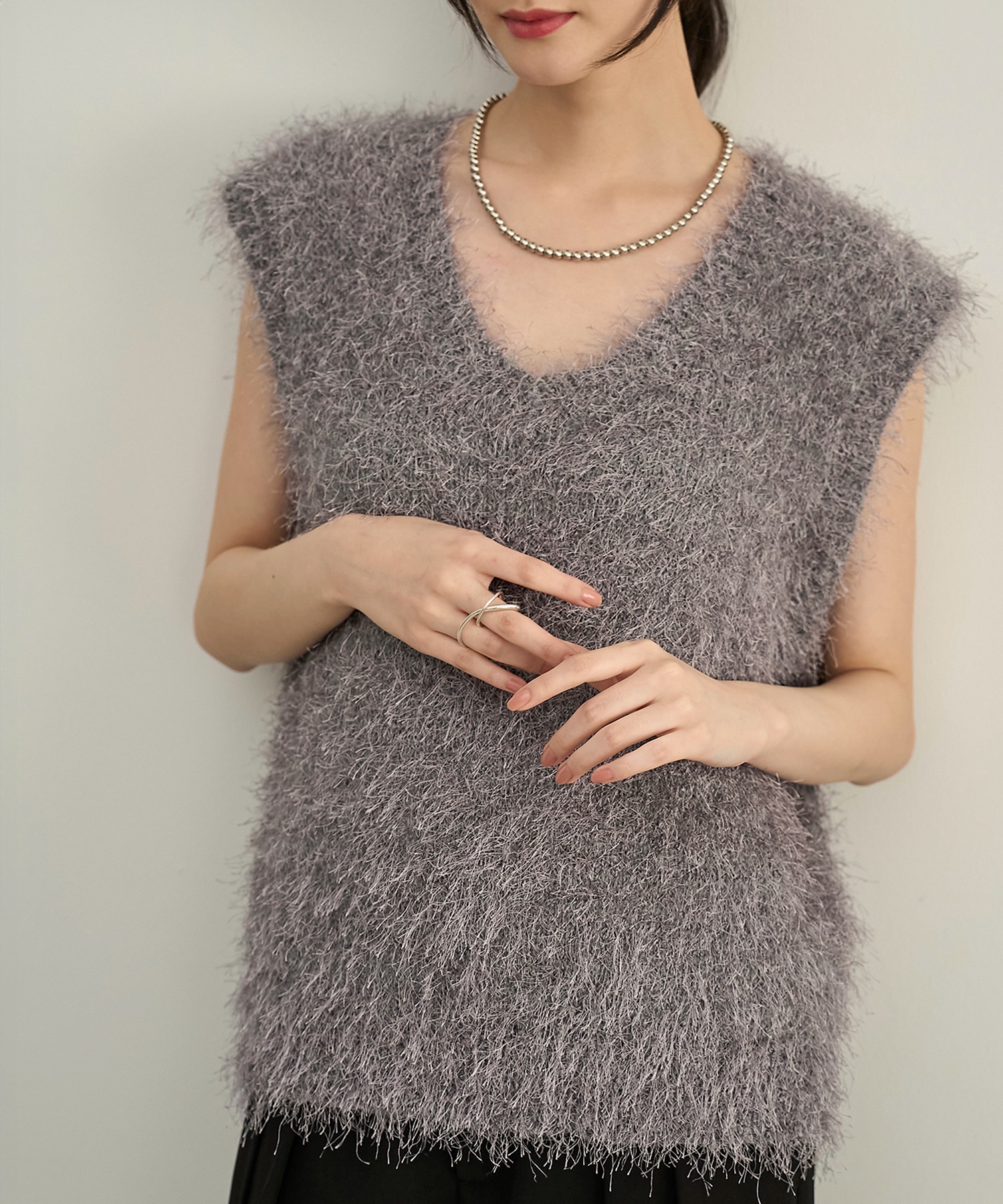 model：H166　着用サイズ：F
