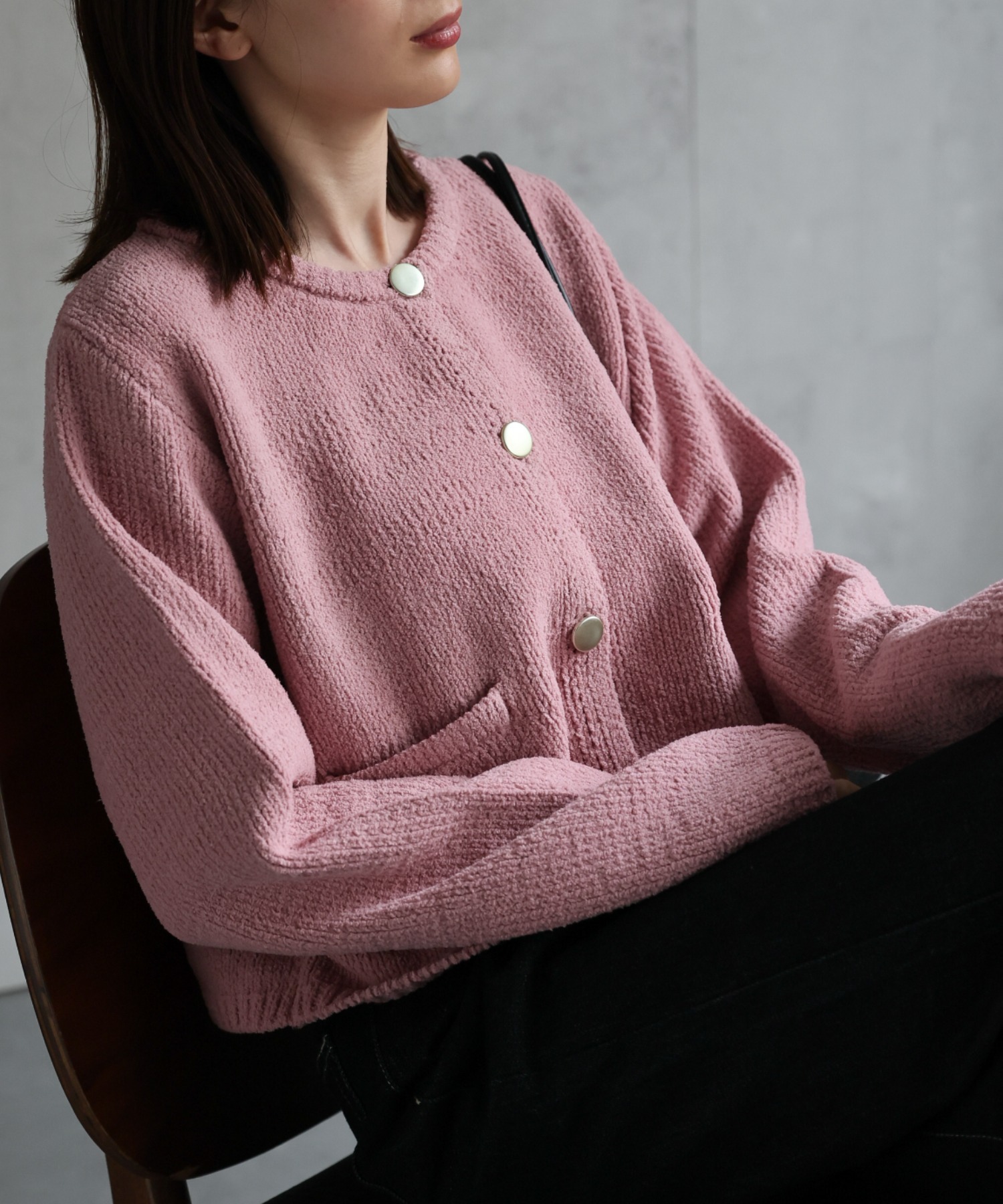 model：162cm 着用サイズ；F