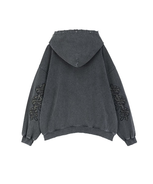 ♦︎お値下げ♦︎新品　未使用♦︎スタディアップ　プラチナインプット A'GEM/9 × .kom 『SUPPLIER/サプライヤー』 Studs Cross Patch Zip