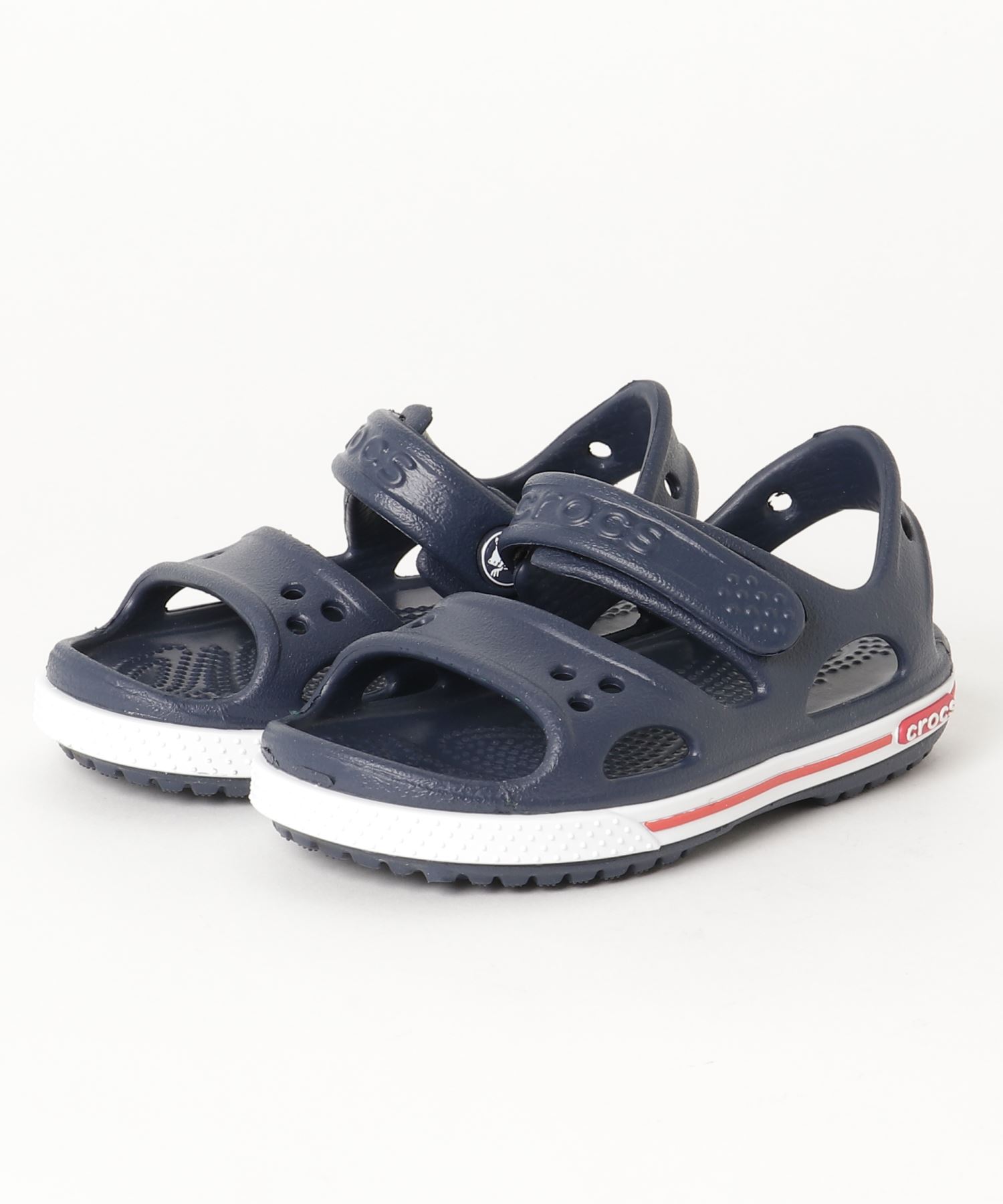 Crocs クロックス Crocband 激安通販専門店 Ii Sandal Ps 14 クロックバンド Navy サンダル White 462