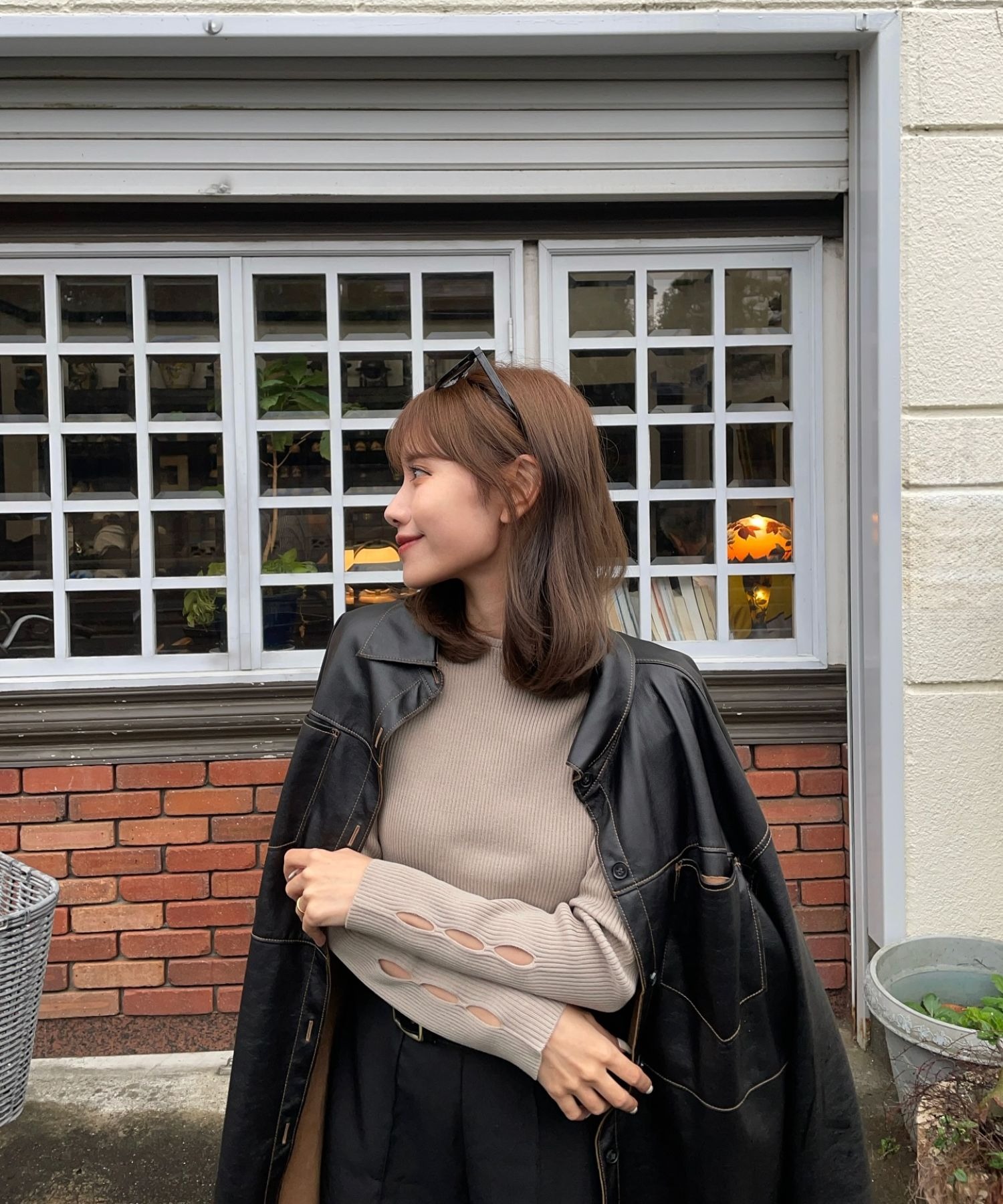 model：H152 着用サイズ：FREE