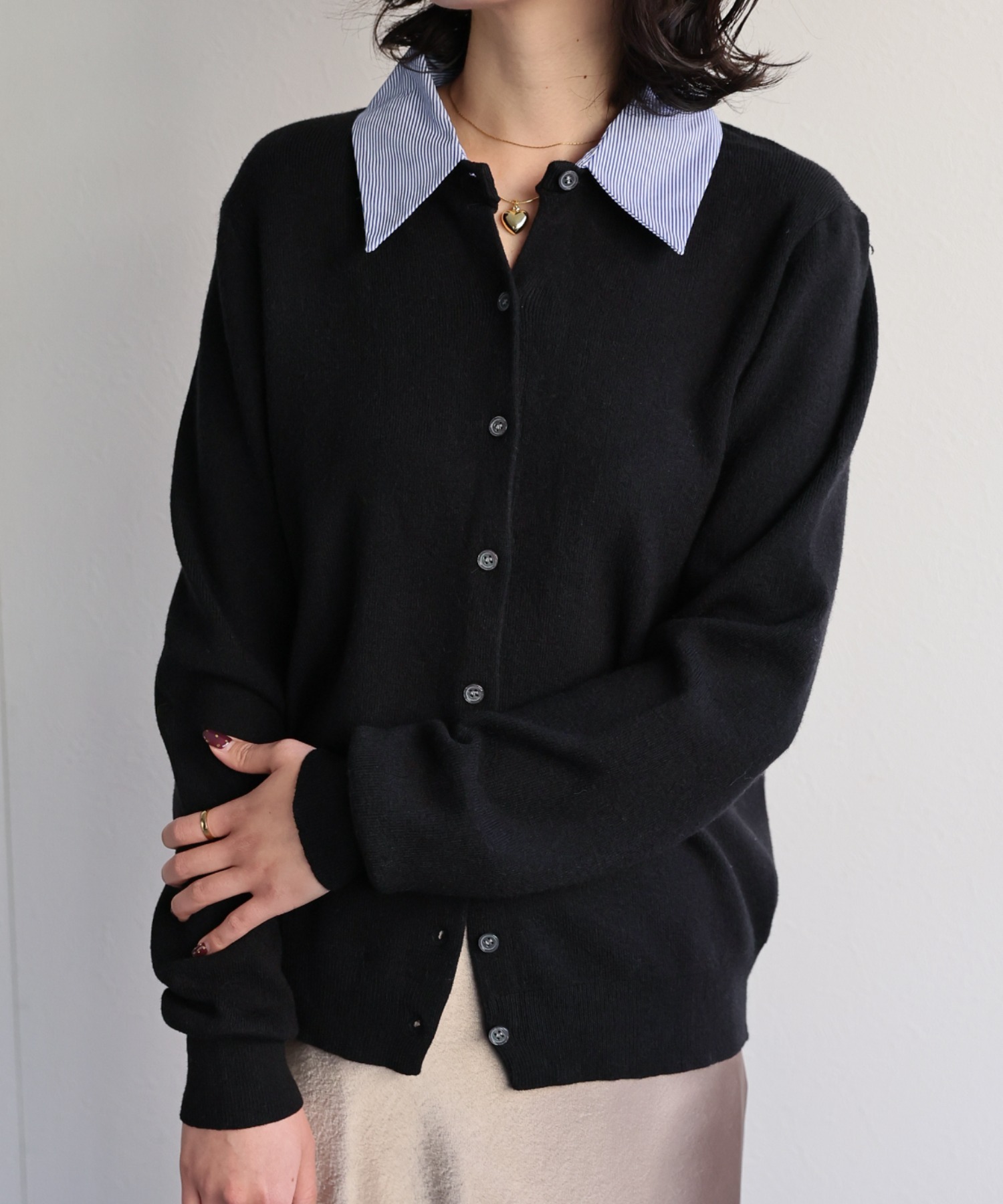model:160cm　着用サイズ:F