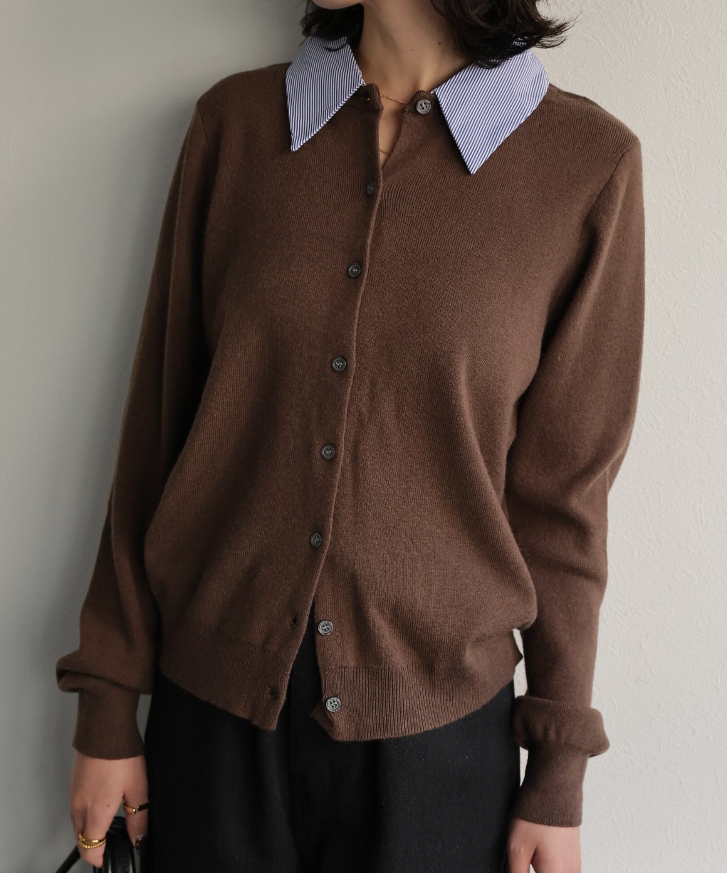 model:160cm　着用サイズ:F