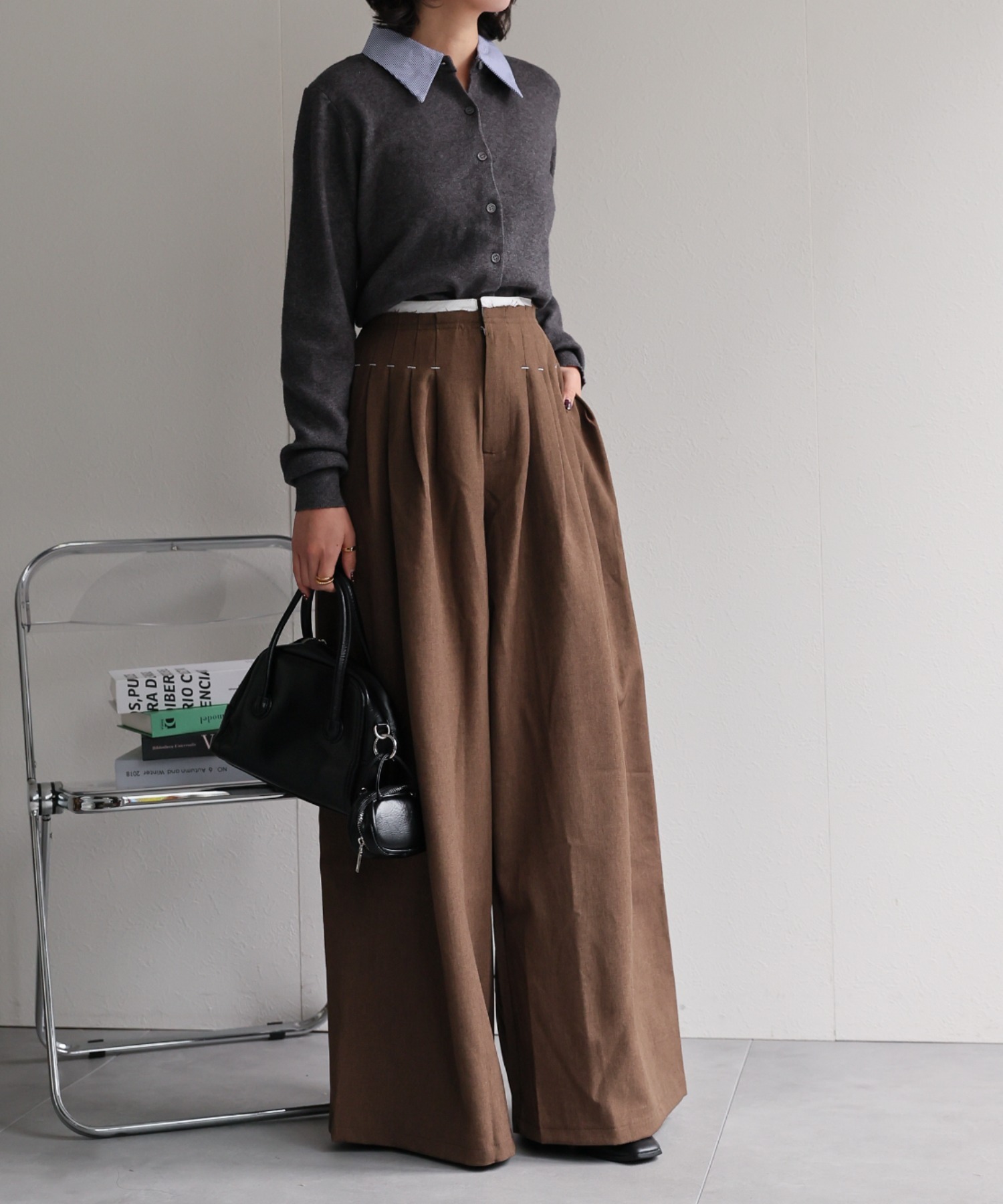 model:160cm　着用サイズ:F