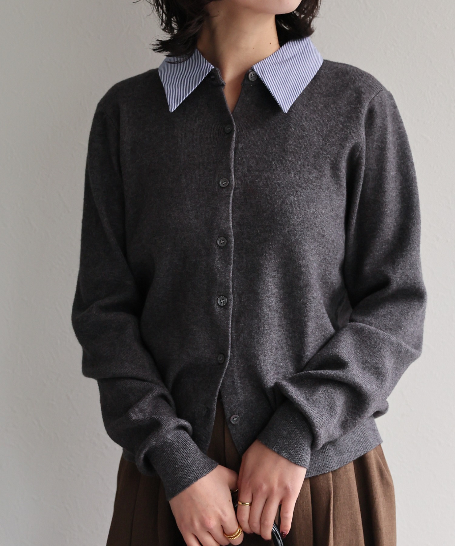 model:160cm　着用サイズ:F