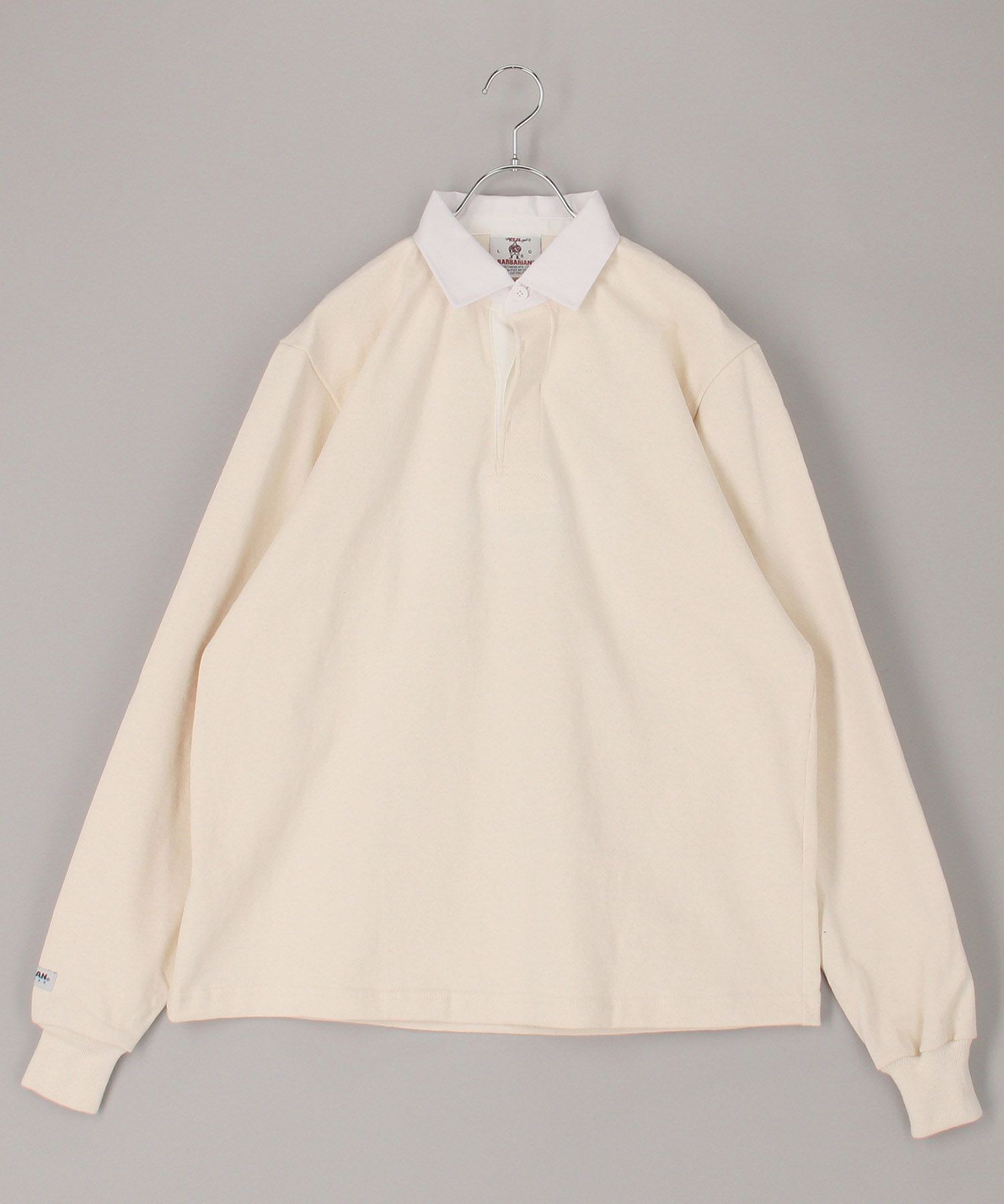 限定展開 Barbarian/バーバリアン ヘビーウェイトラグビーカラーシャツ