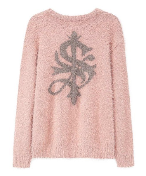 A'GEM/9 × .kom 『SUPPLIER/サプライヤー』 Cross Shaggy Knit