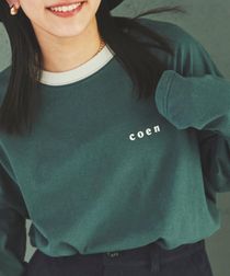 coen（コーエン）ミニロゴリンガーTシャツ