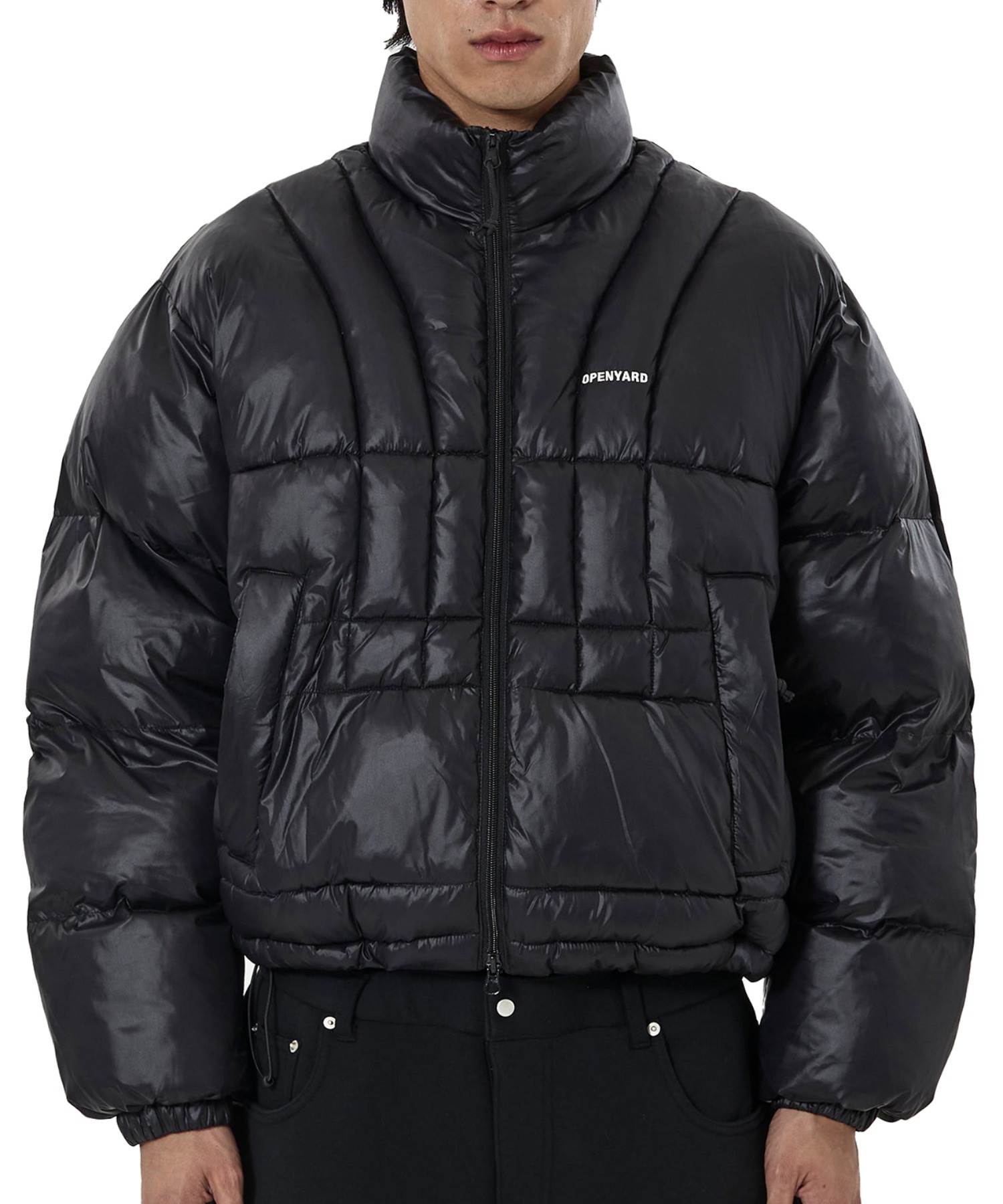 OY/オーワイ』VERTICAL PANEL PUFFER JACKET/バーティカルパネル中綿