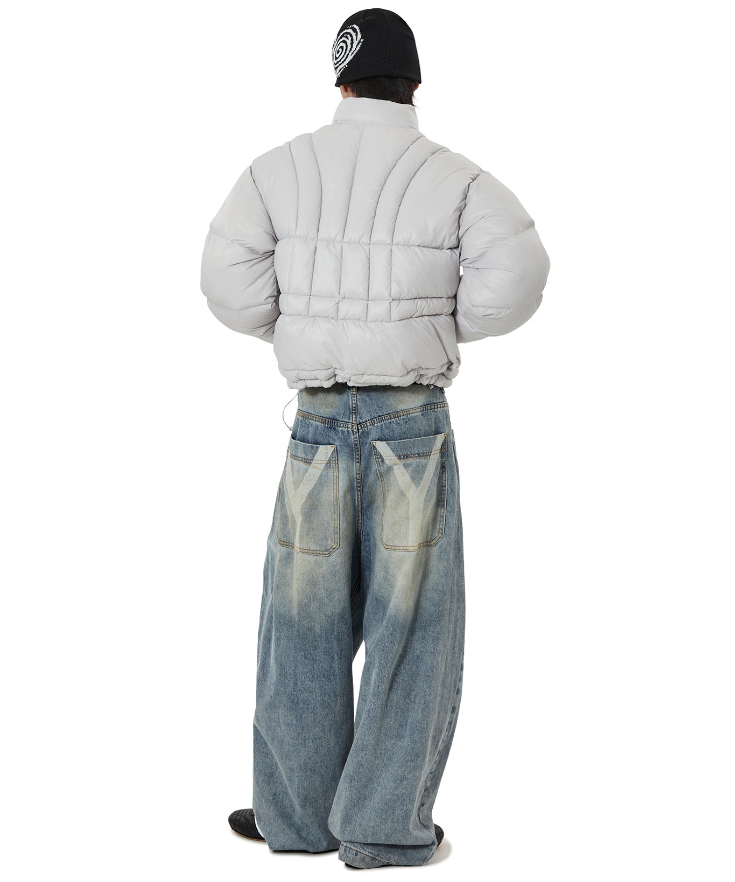 OY/オーワイ』VERTICAL PANEL PUFFER JACKET/バーティカルパネル中綿