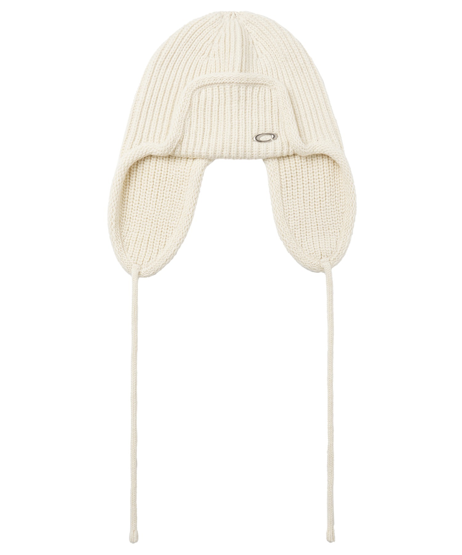 新品☆ カルム　ルーズフィットビーニー　アイボリー OY/オーワイ』METAL O LOGO EARFLAP BEANIE/メタルロゴ イヤーフラップ