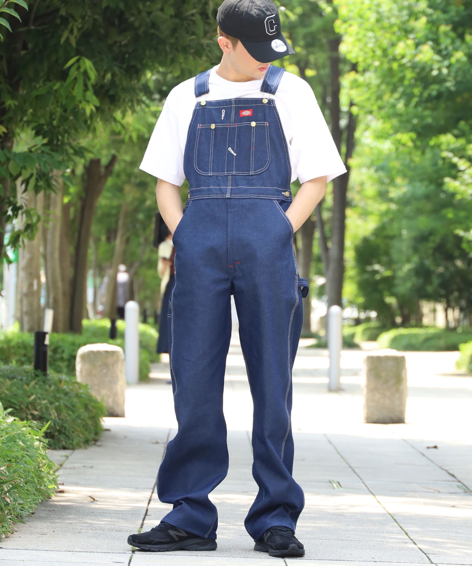 なっている Dickies/ディッキーズ オーバーオール/サロペット デニム ブランドロゴ ワンポイント（サロペット/オーバーオール）｜Dickies（ ディッキーズ）のファッション通販 - INDIGO BIB OVERALL ーたちが - bookland.ge