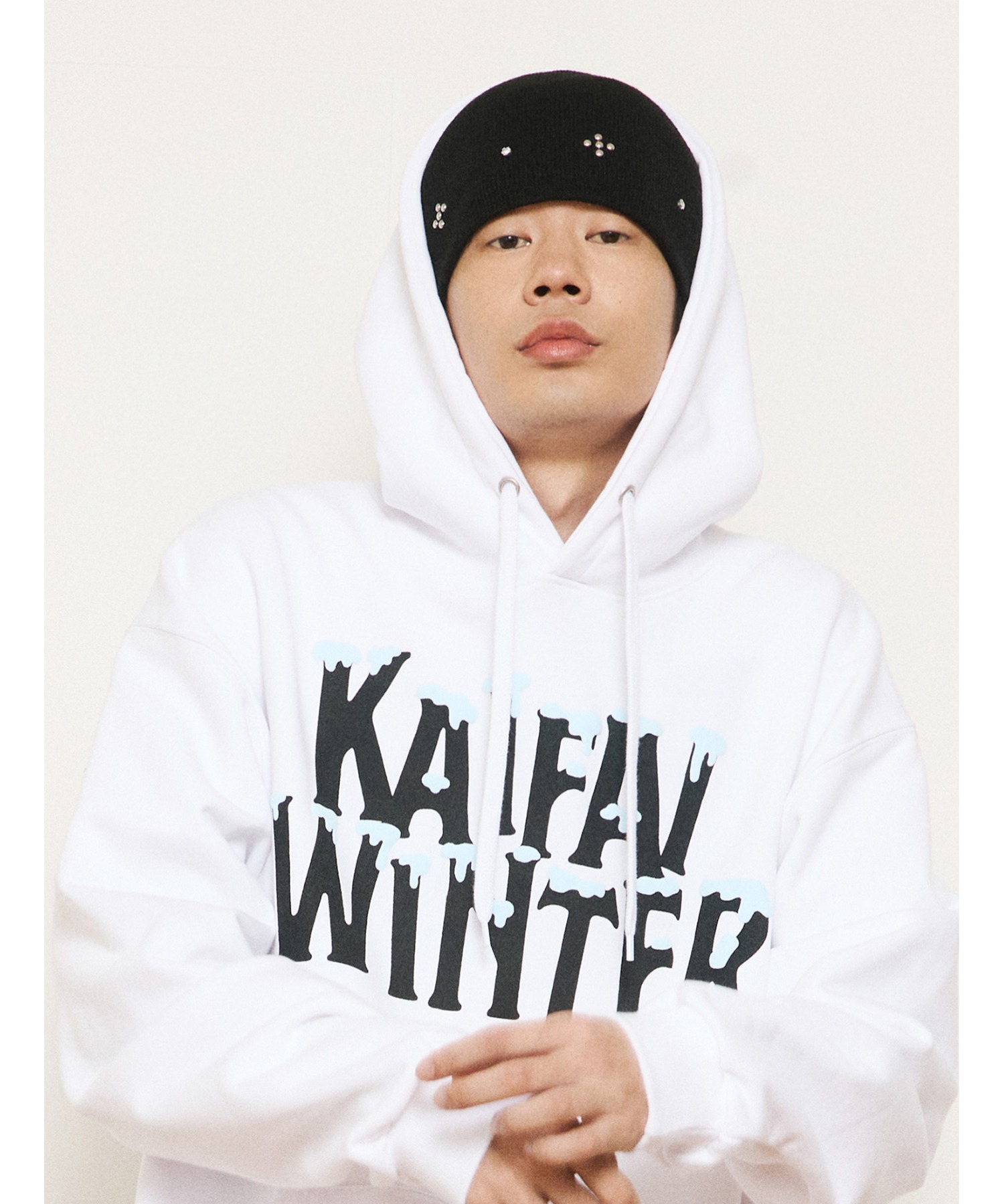 A'GEM/9 × .kom 『kaifai/カイファイ』 KF Studed Beanie/スタッズ