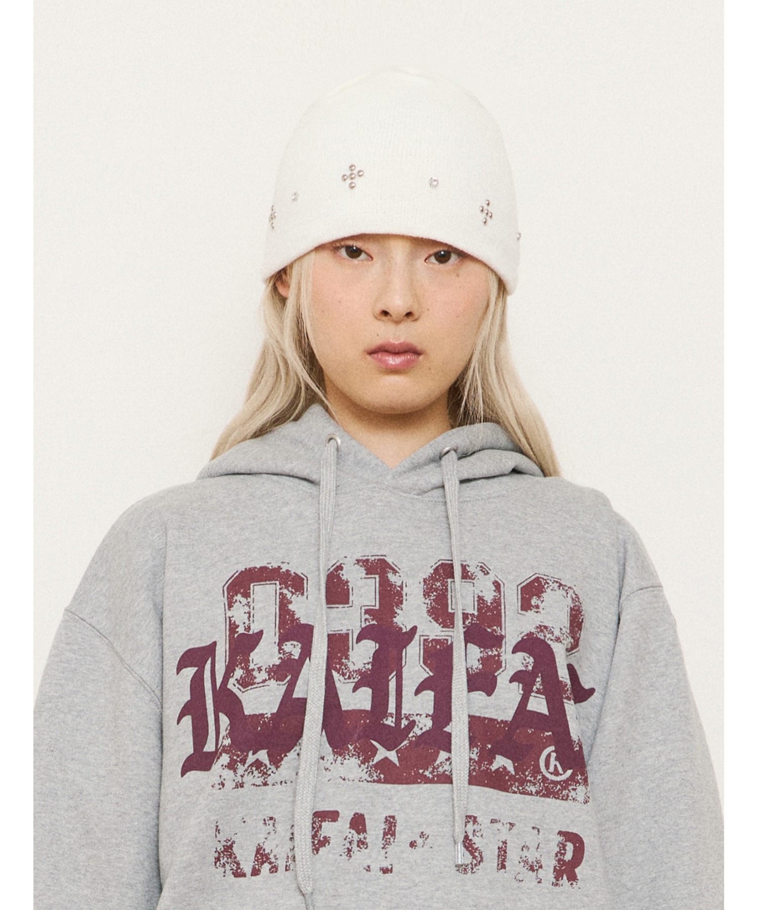 A'GEM/9 × .kom 『kaifai/カイファイ』 KF Studed Beanie/スタッズ