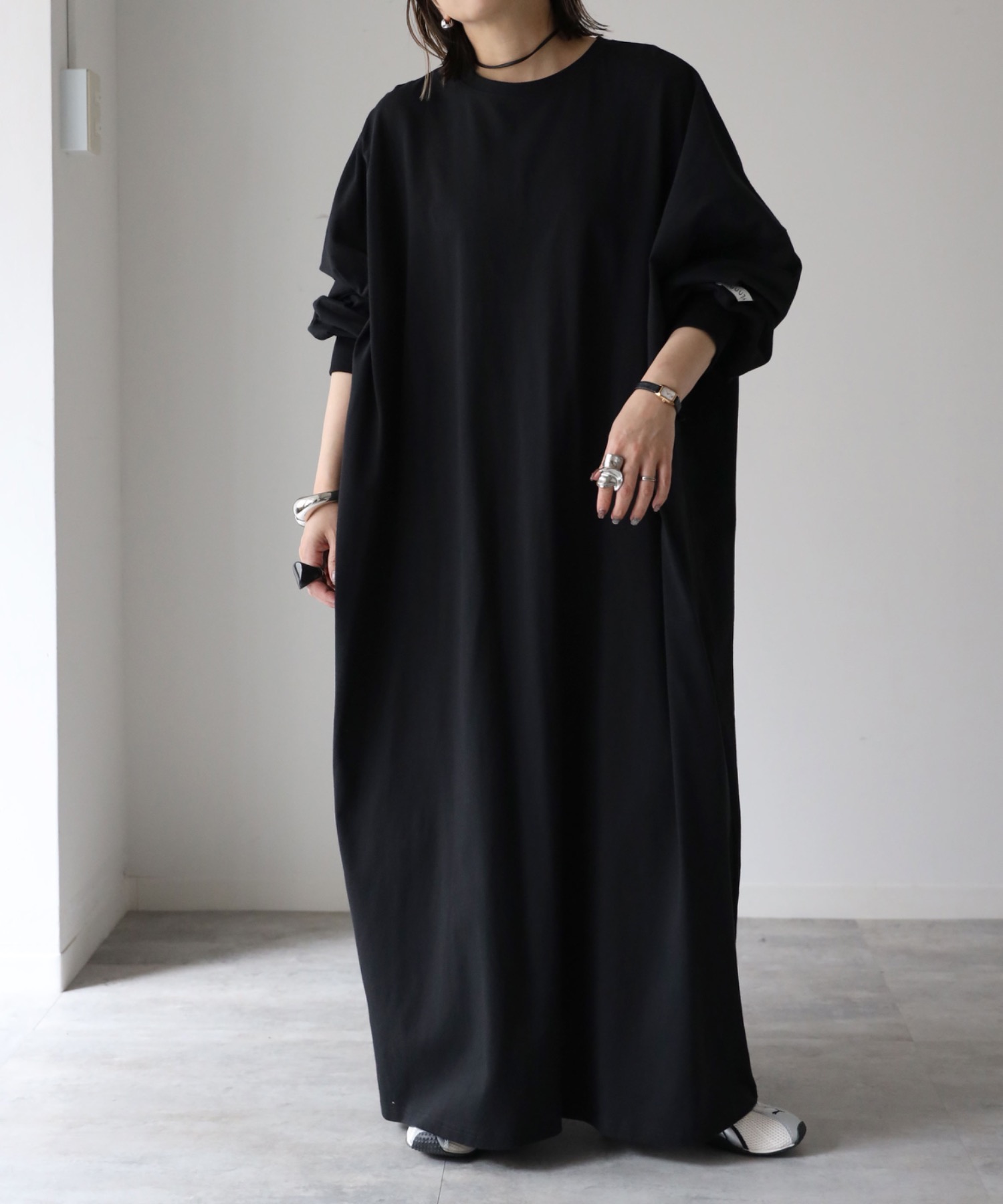 model：155cm. 着用サイズ：FREE