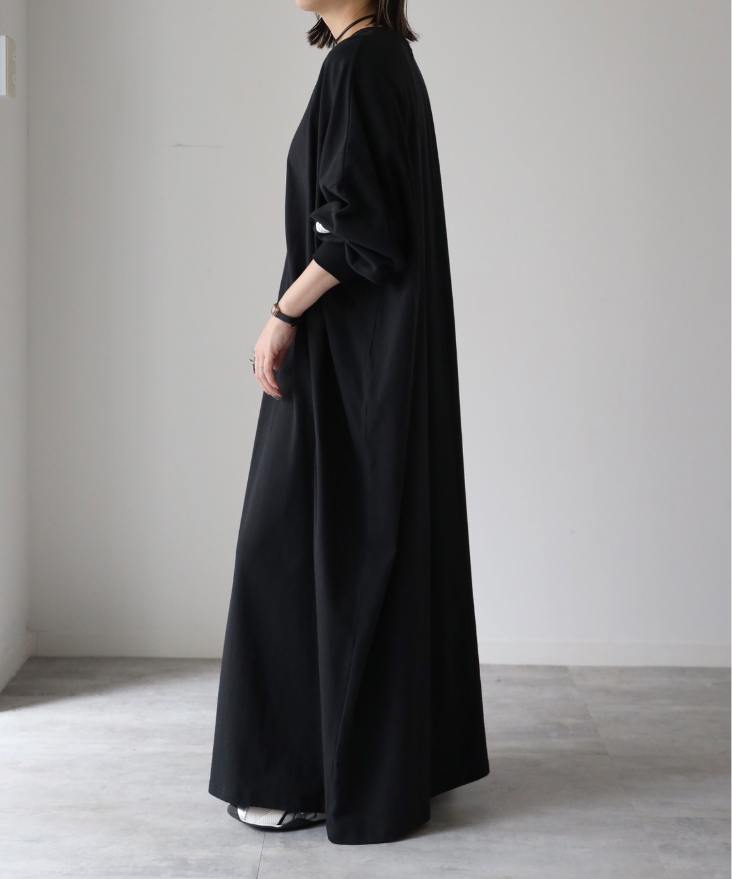 model：155cm. 着用サイズ：FREE