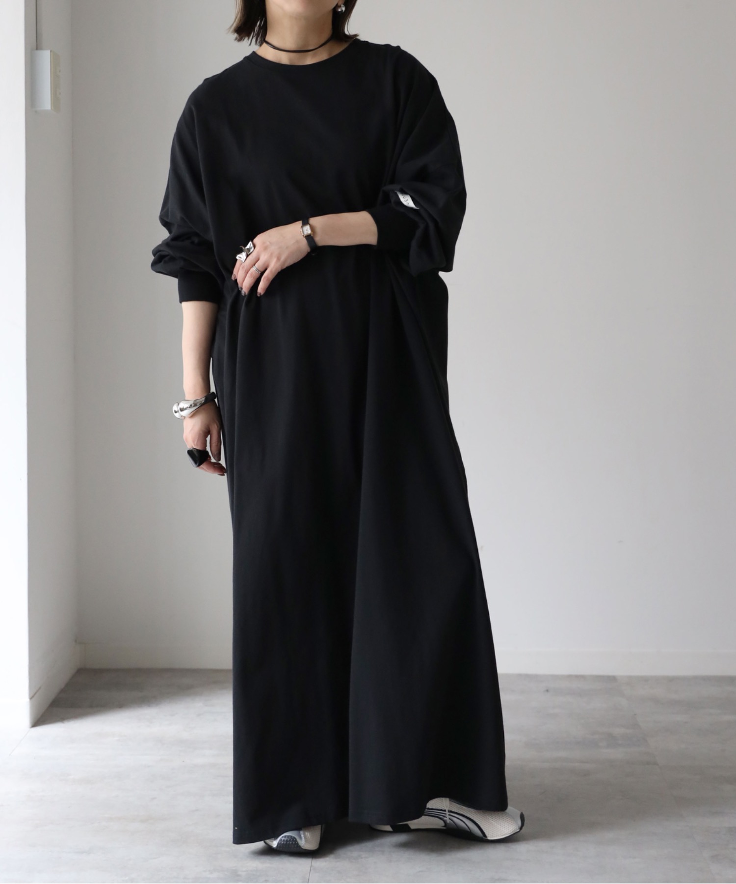 model：155cm. 着用サイズ：FREE