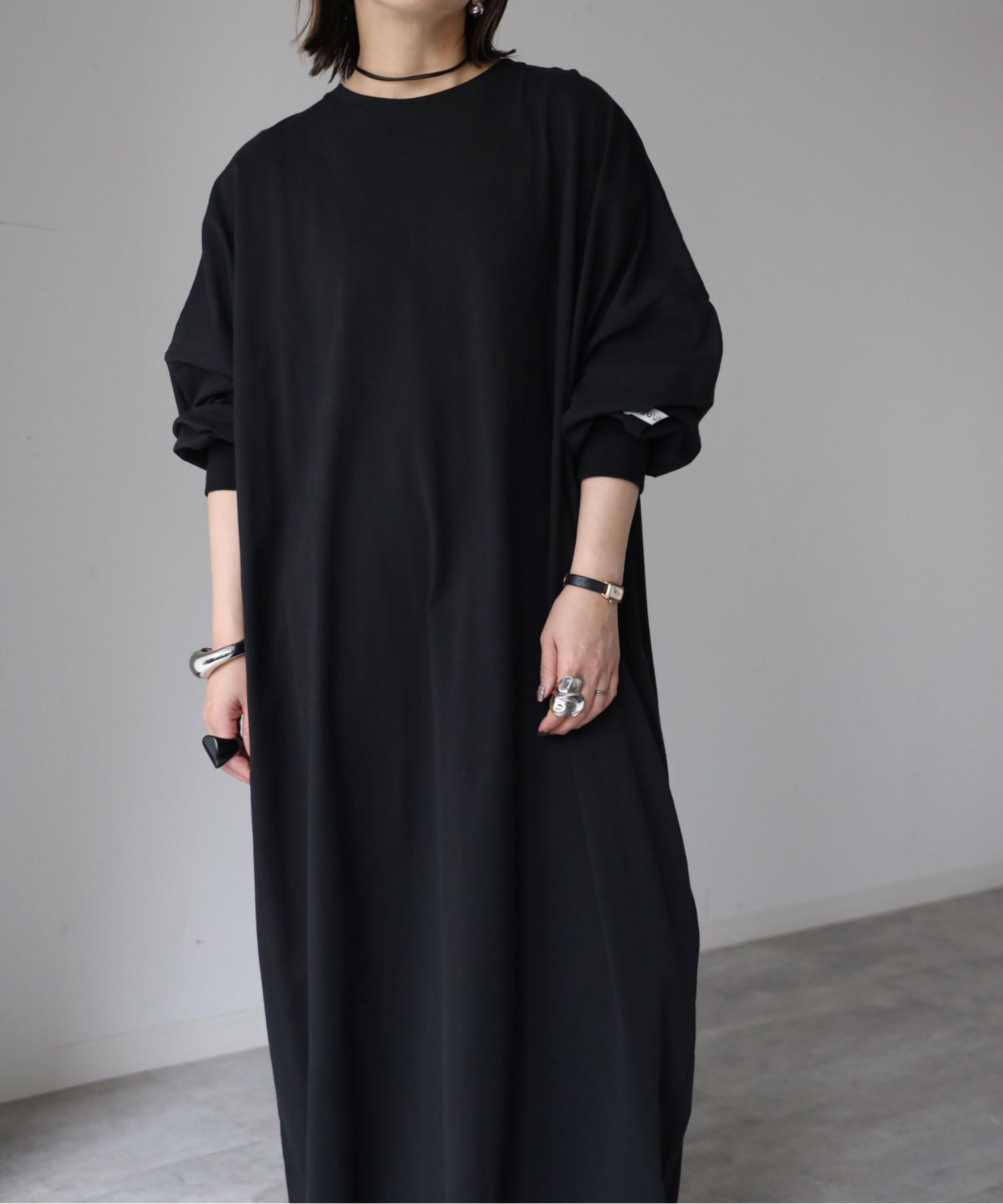 model：155cm. 着用サイズ：FREE
