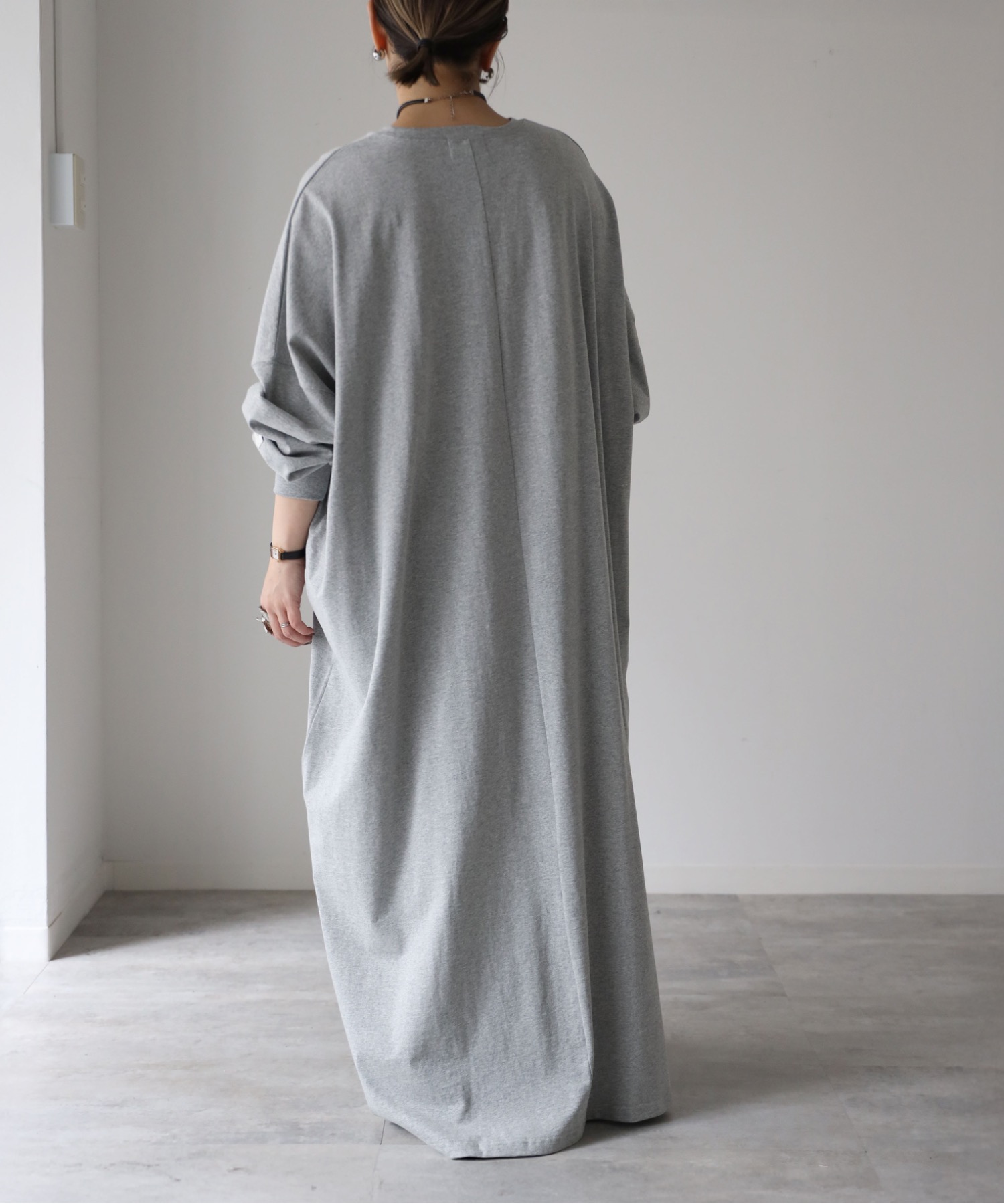 model：155cm. 着用サイズ：FREE