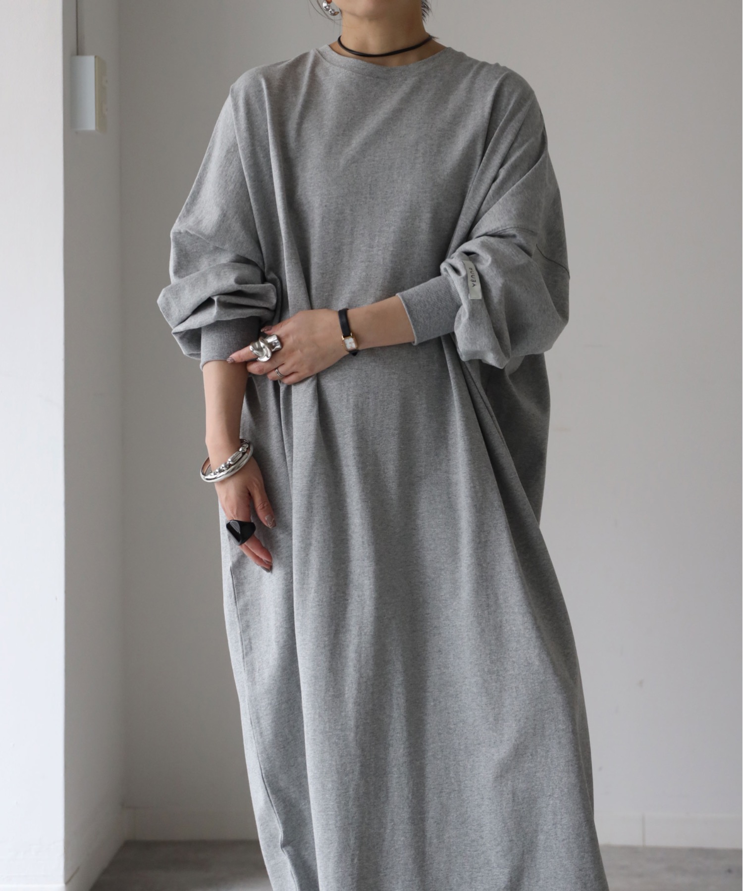 model：155cm. 着用サイズ：FREE