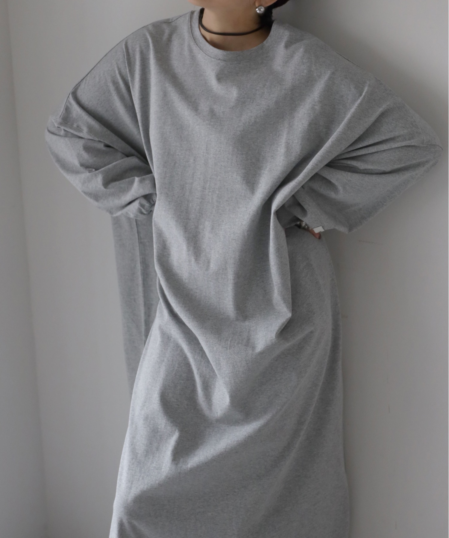 model：155cm. 着用サイズ：FREE