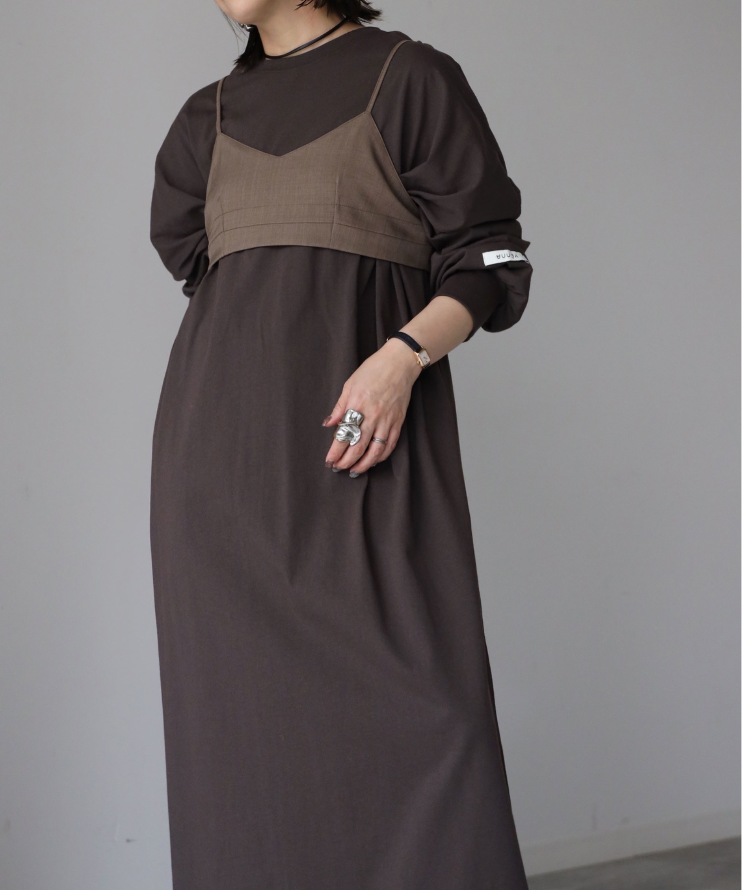 model：155cm. 着用サイズ：FREE