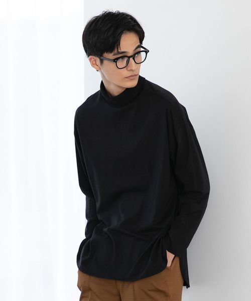 coen コーエン レディース FEELING MADE ビッグシルエット タートルプルオーバー ＜UNISEX＞ トップス ブラック