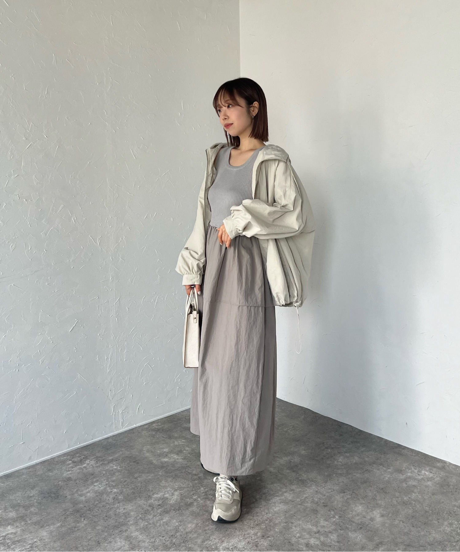 model：H164 着用サイズ：FREE