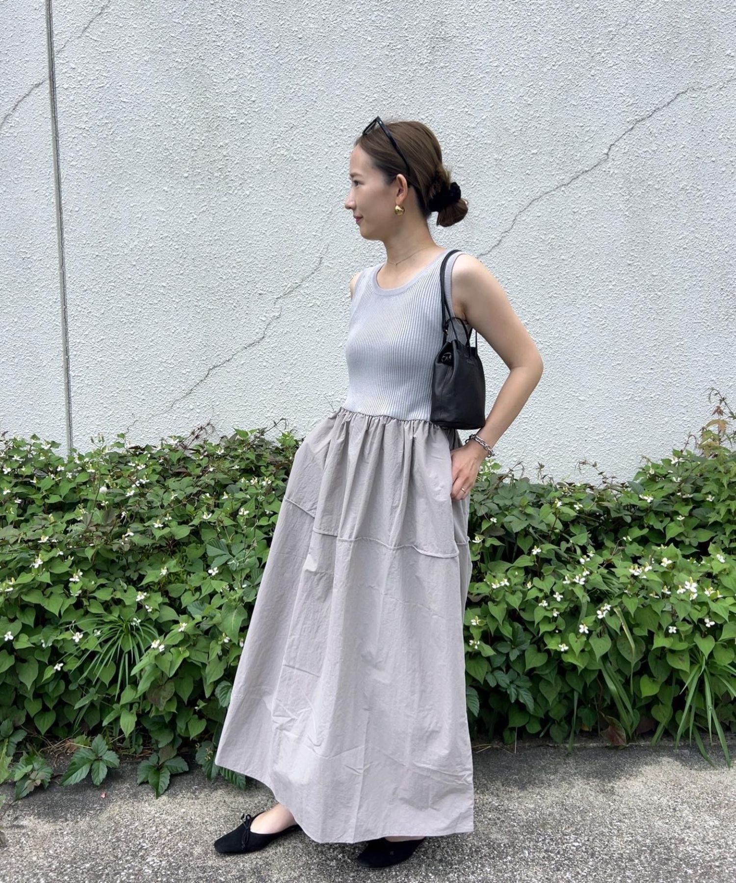 model：H158 着用サイズ：FREE