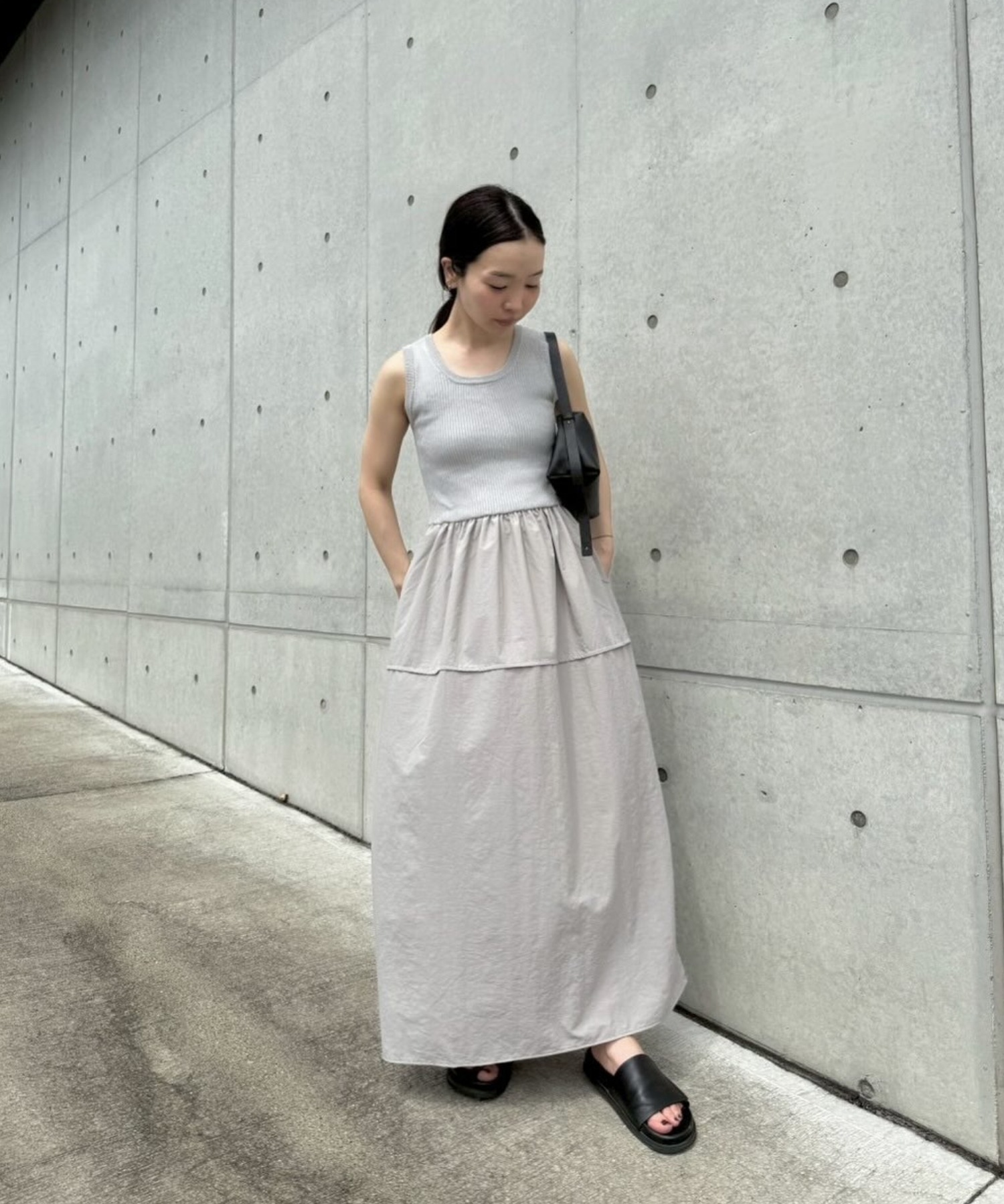 model：H159 着用サイズ：FREE