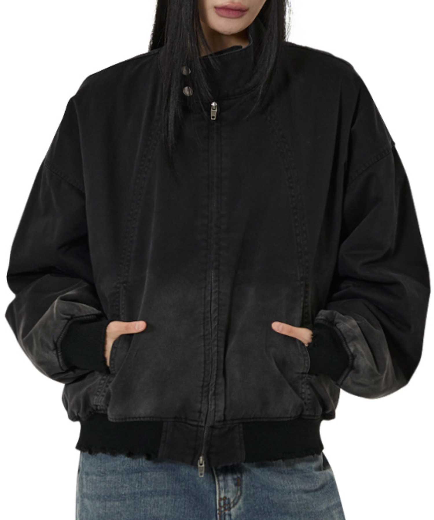 OUAT  BOMBER ボンバージャケット 2ツイード OUAT META BOMBER ボンバージャケット 2ツイード - メルカリ