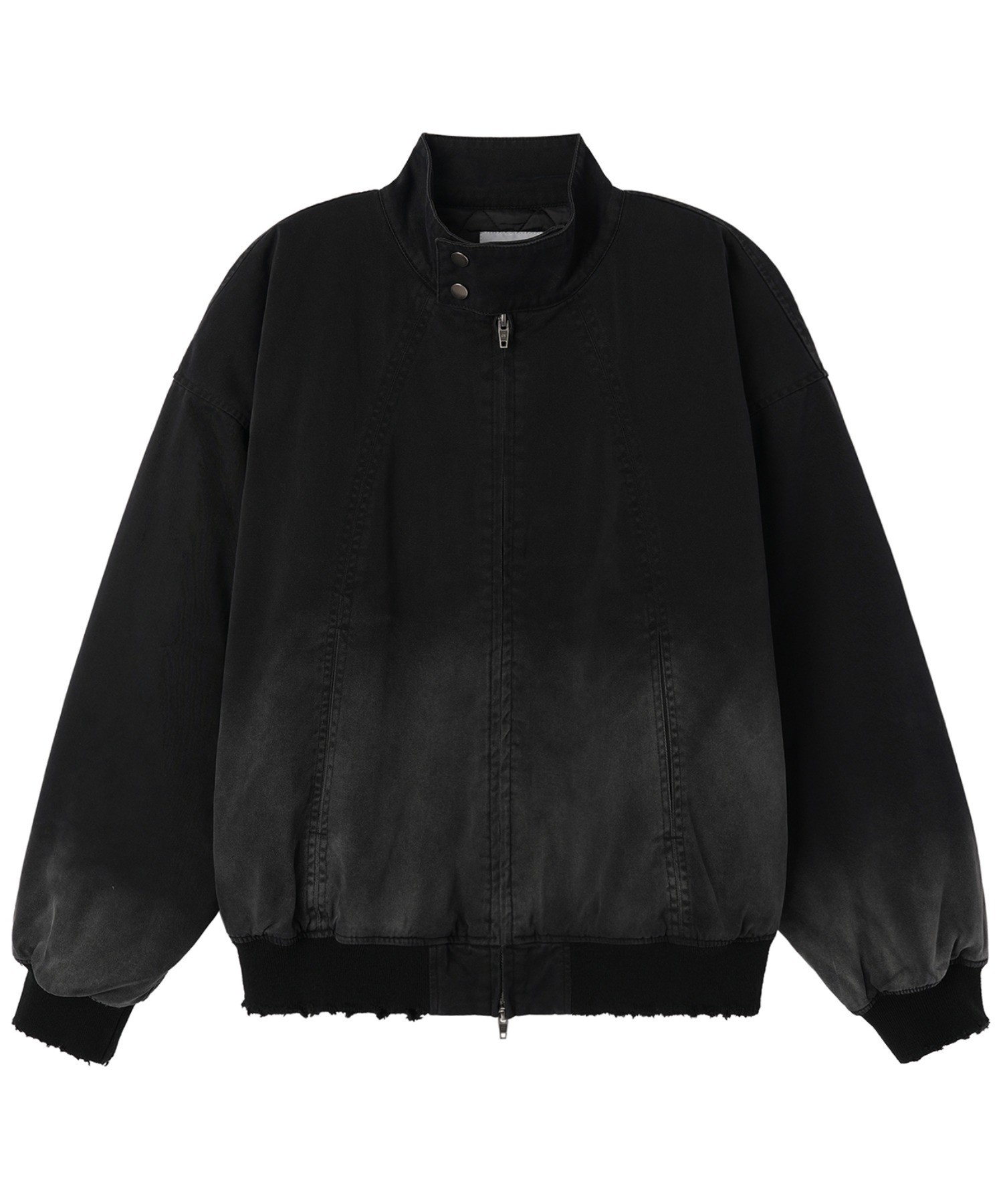OY/オーワイ』 CURVED PANEL WASHED DAMAGE BOMBER JACKET