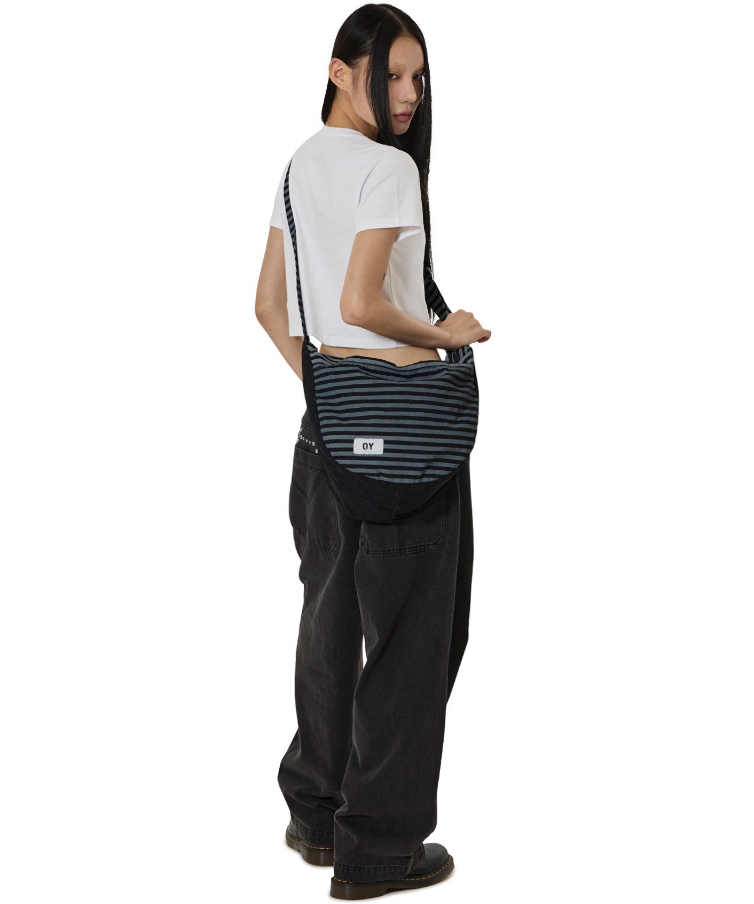 OY/オーワイ』STRIPE CURVE BAG/ストライプ カーブバッグ OY│A