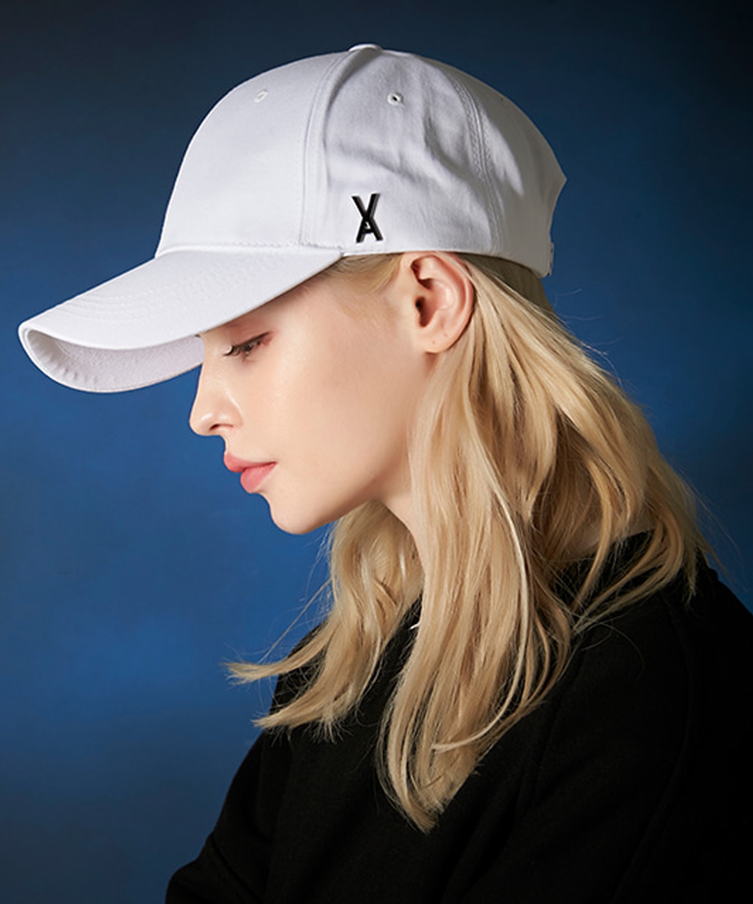 A'GEM/9 × .kom『VARZAR/バザール』Stud logo over fit ball cap 