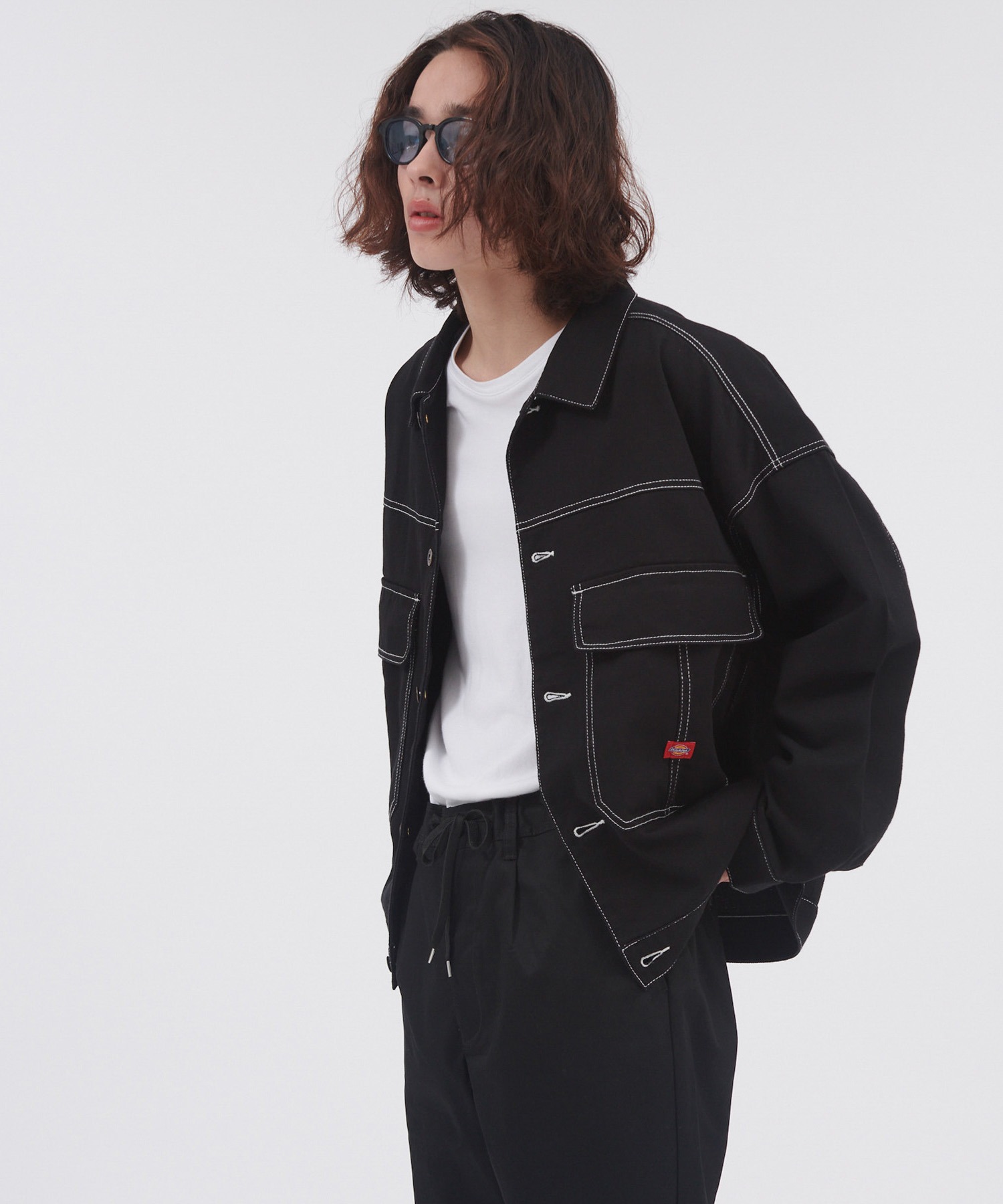 Dickies/ディッキーズ ビックポケットオーバーサイズワークブルゾン 