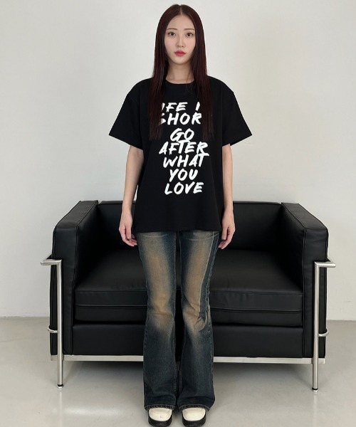 A'GEM/9 × .kom『DXOH/ディソエイチ』LIFE T-SHIRT/ライフティー