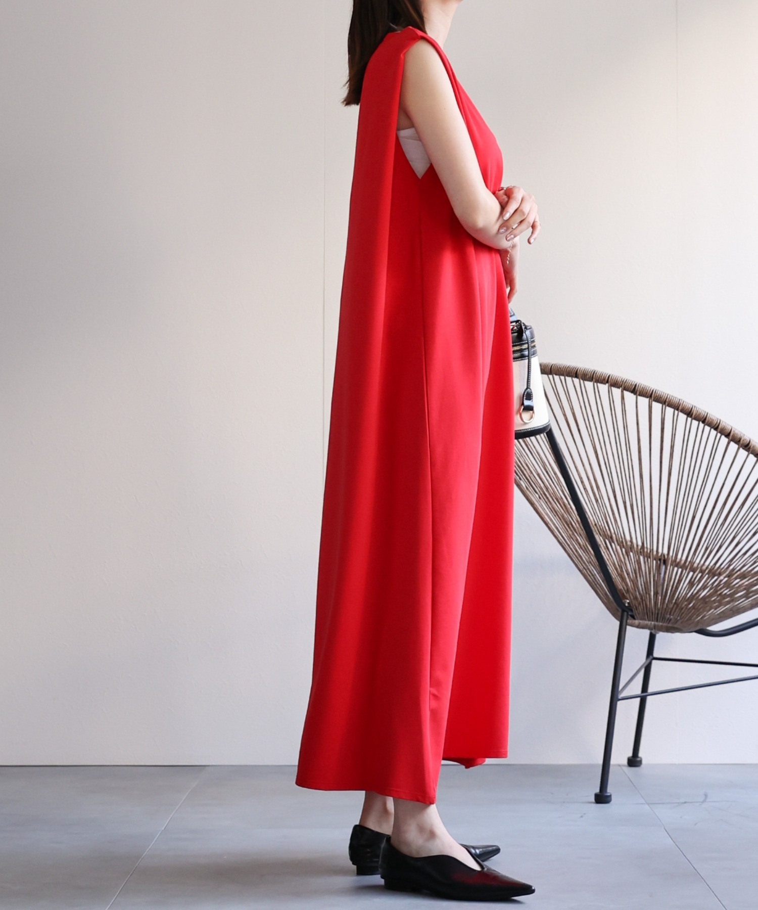 model：162cm 着用サイズ：F