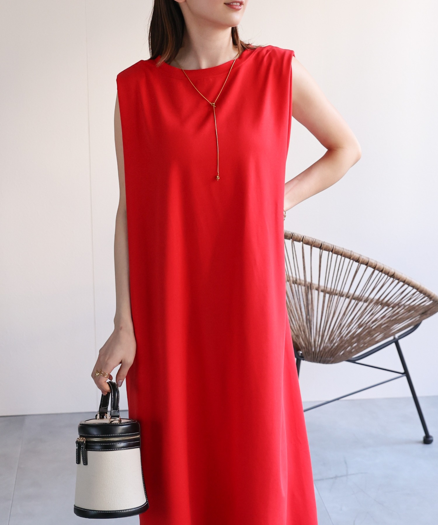 model：162cm 着用サイズ：F