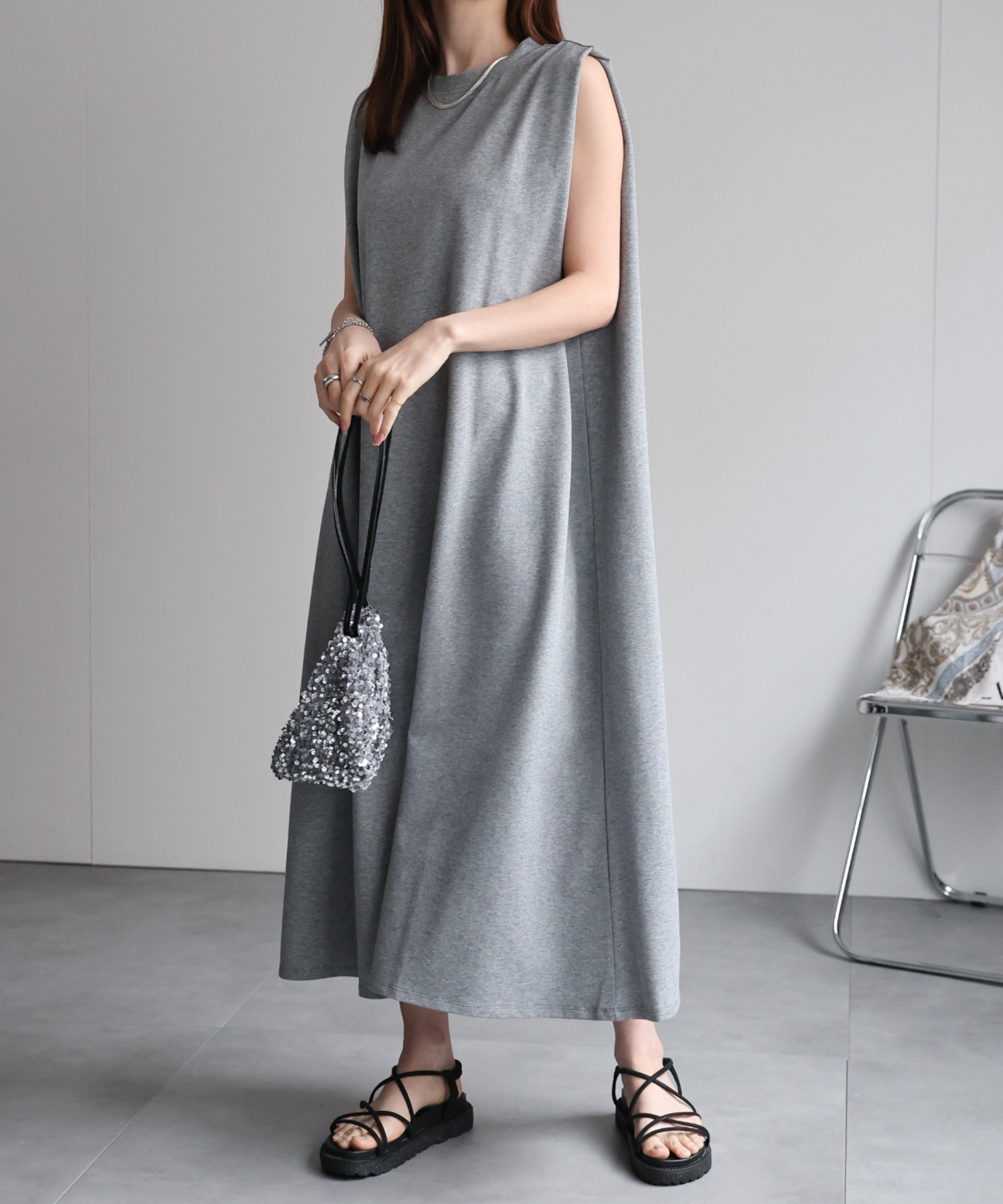 model：162cm 着用サイズ：F