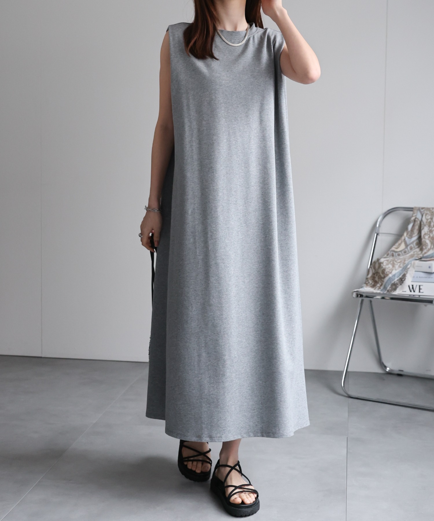 model：162cm 着用サイズ：F